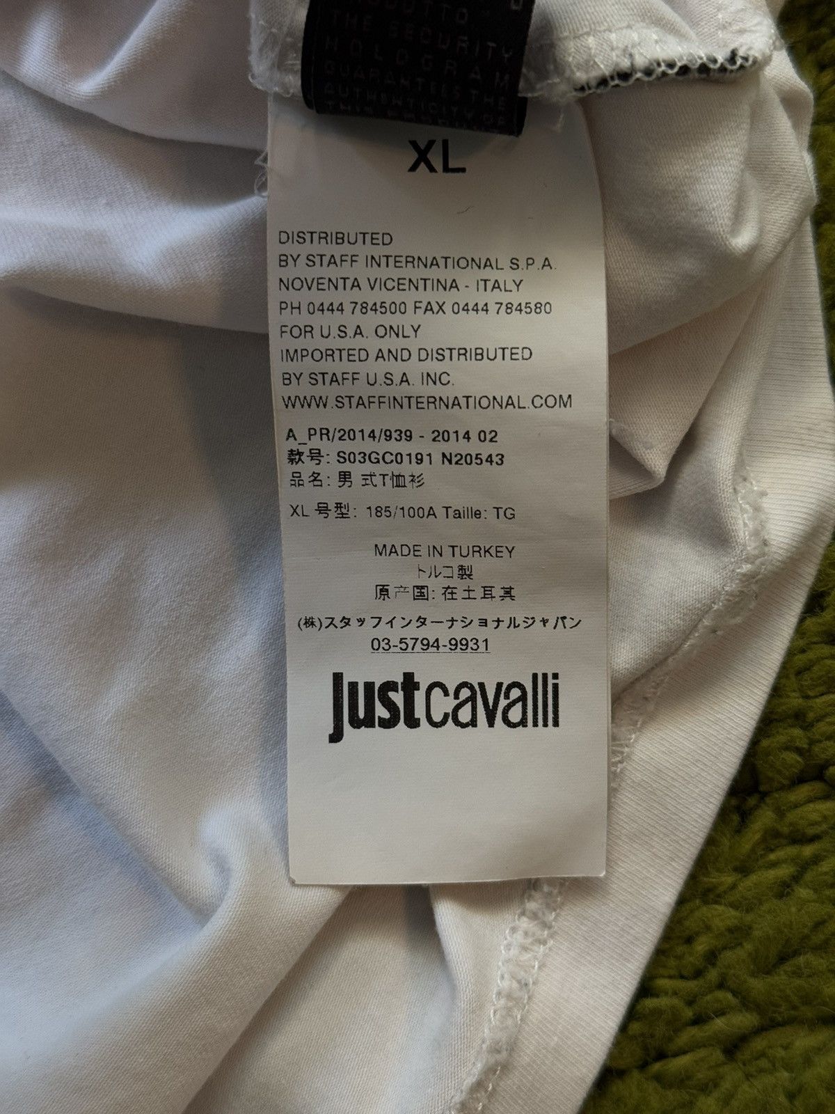 Designer × Just Cavalli × Roberto Cavalli Just Cavalli Y2K graphic t-shirt Size US XL / EU 56 / 4 - 10 Thumbnail