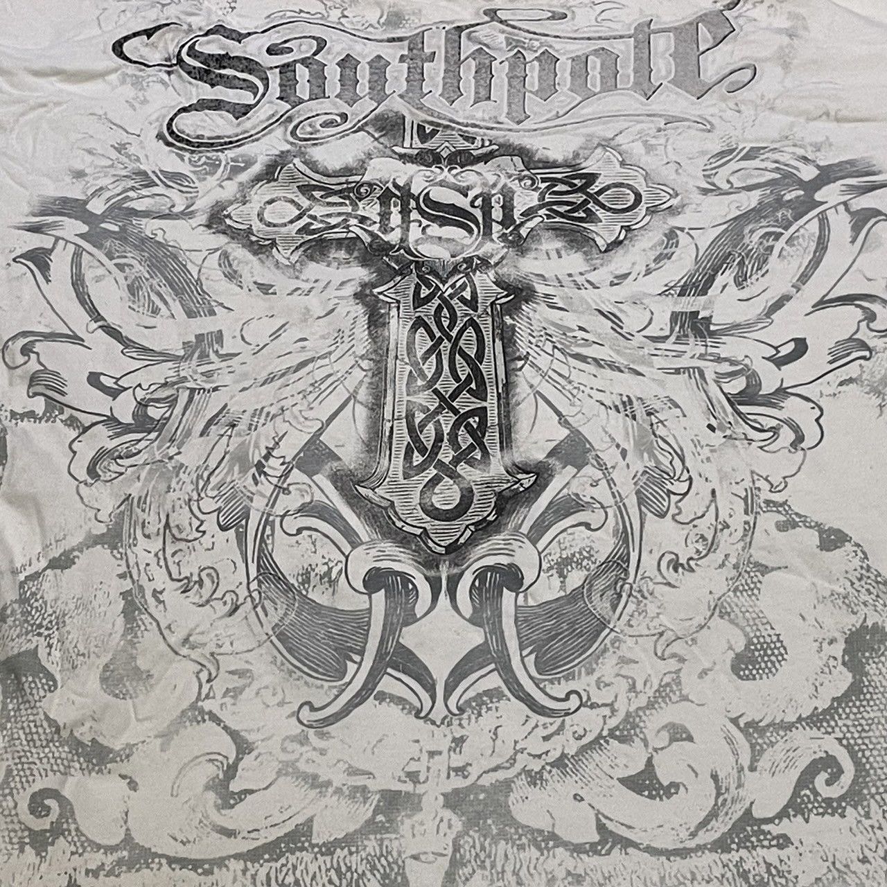 Affliction × Southpole × Tapout Rare Southpole Wings Cross Tee Y2K Affliction Style Size US XXL / EU 58 / 5 - 2 Thumbnail