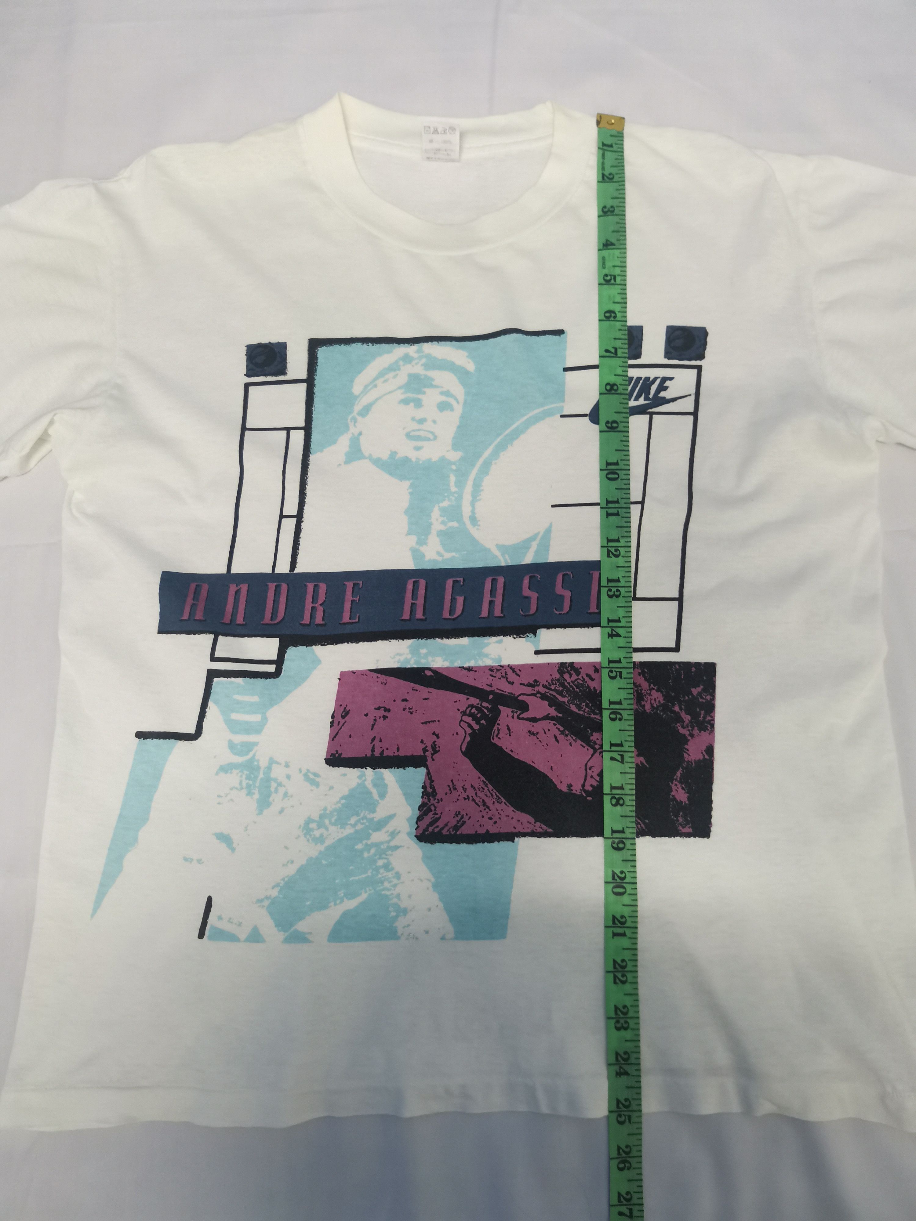 Nike Vintage Nike Andre Agassi Tee Court Tennis Sampras Federer Size US M / EU 48-50 / 2 - 5 Thumbnail