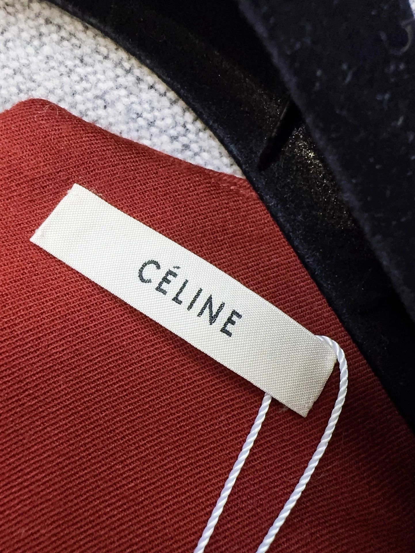 Celine Celine Brick Red V-neck Sleeveless Dress 36 Size XS / US 0-2 / IT 36-38 - 4 Thumbnail