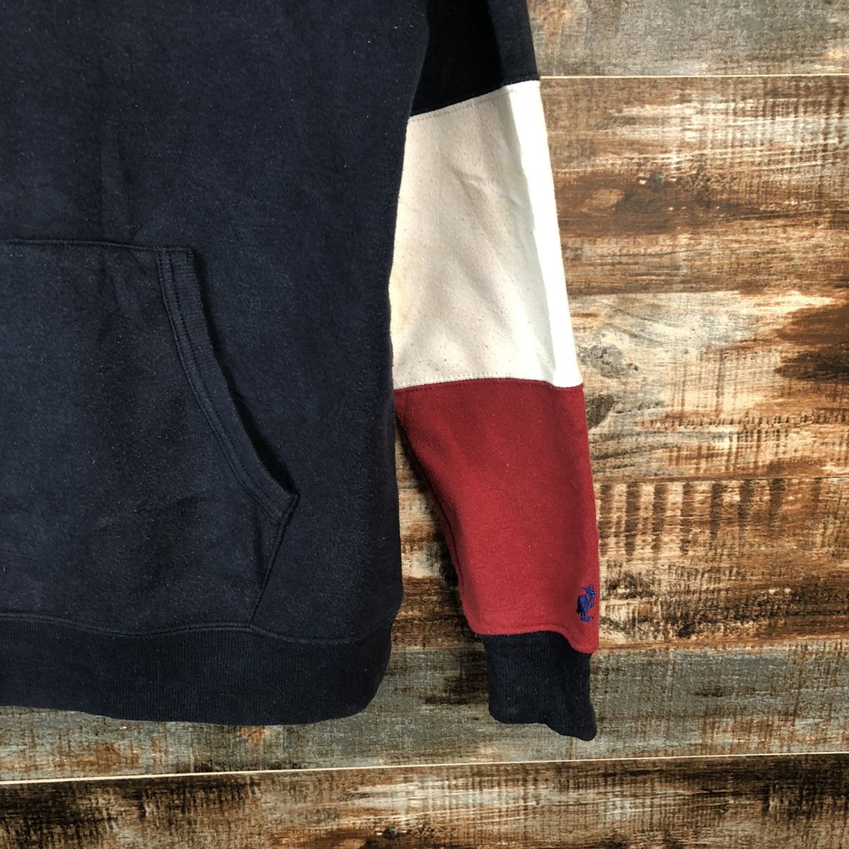 Kangol × Vintage Kangol 5 Zip Five Dark Blue Hoodie sweatshirt #A2026 Size US M / EU 48-50 / 2 - 8 Thumbnail