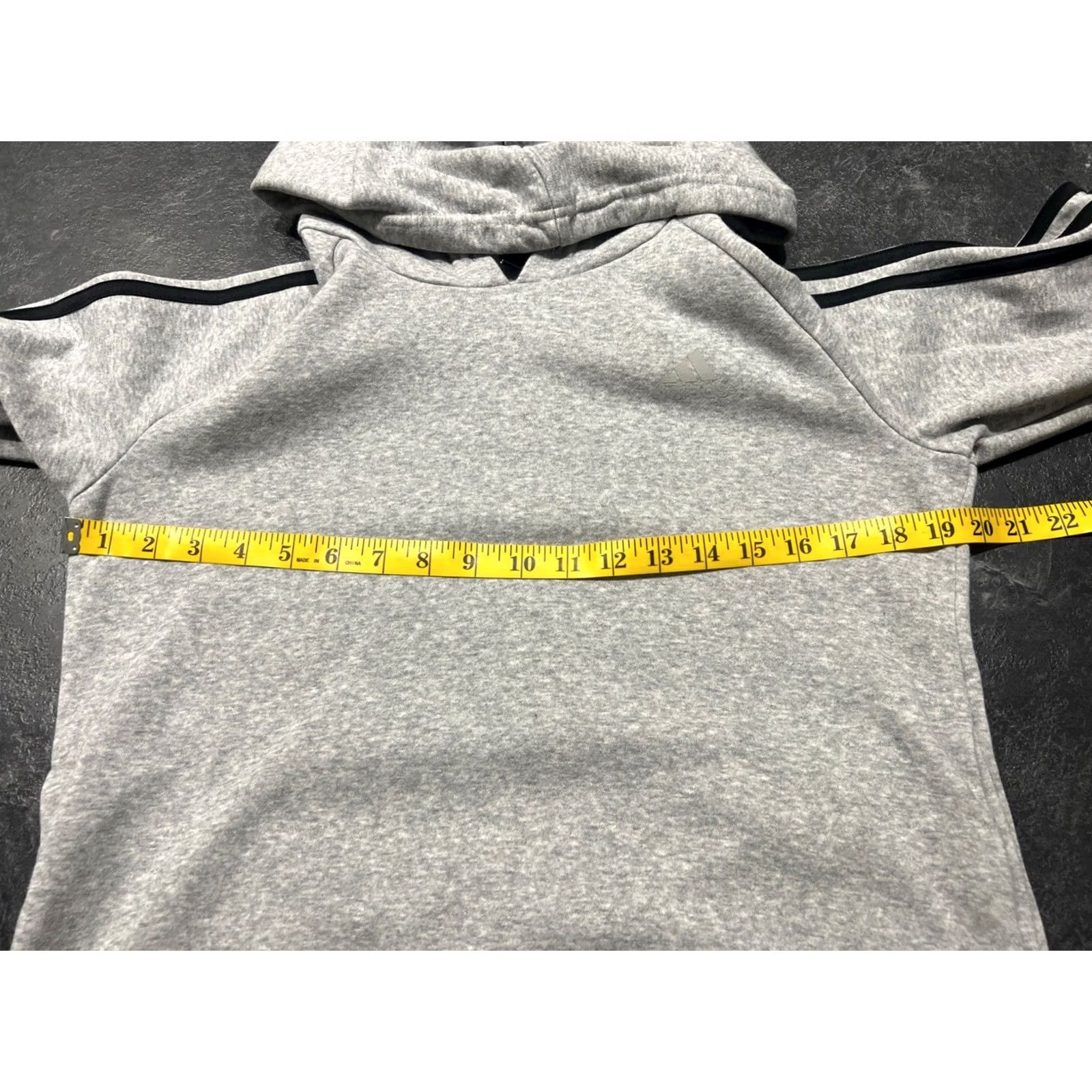 Adidas Adidas Sweatshirt Hooded Pullover Women's Medium Gray Black Sweatshirt Jacket Sweatshirt Hoodie Sweater Fall Winter Size M / US 6-8 / IT 42-44 - 6 Thumbnail