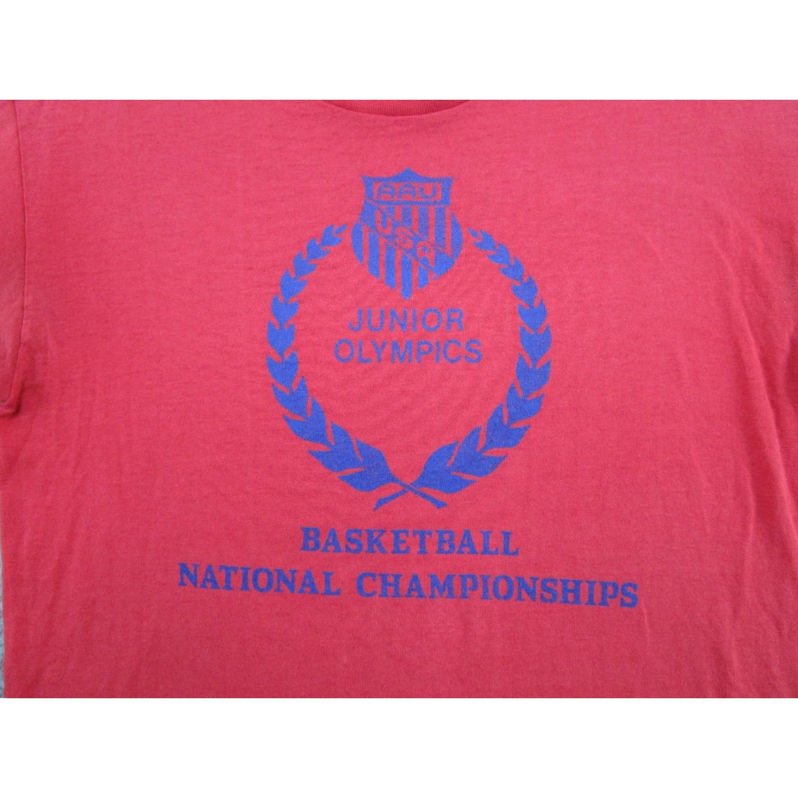 Nike VINTAGE Nike AAU Shirt Mens XL Olympics Basketball National 90s 80s READ Size US XL / EU 56 / 4 - 2 Thumbnail