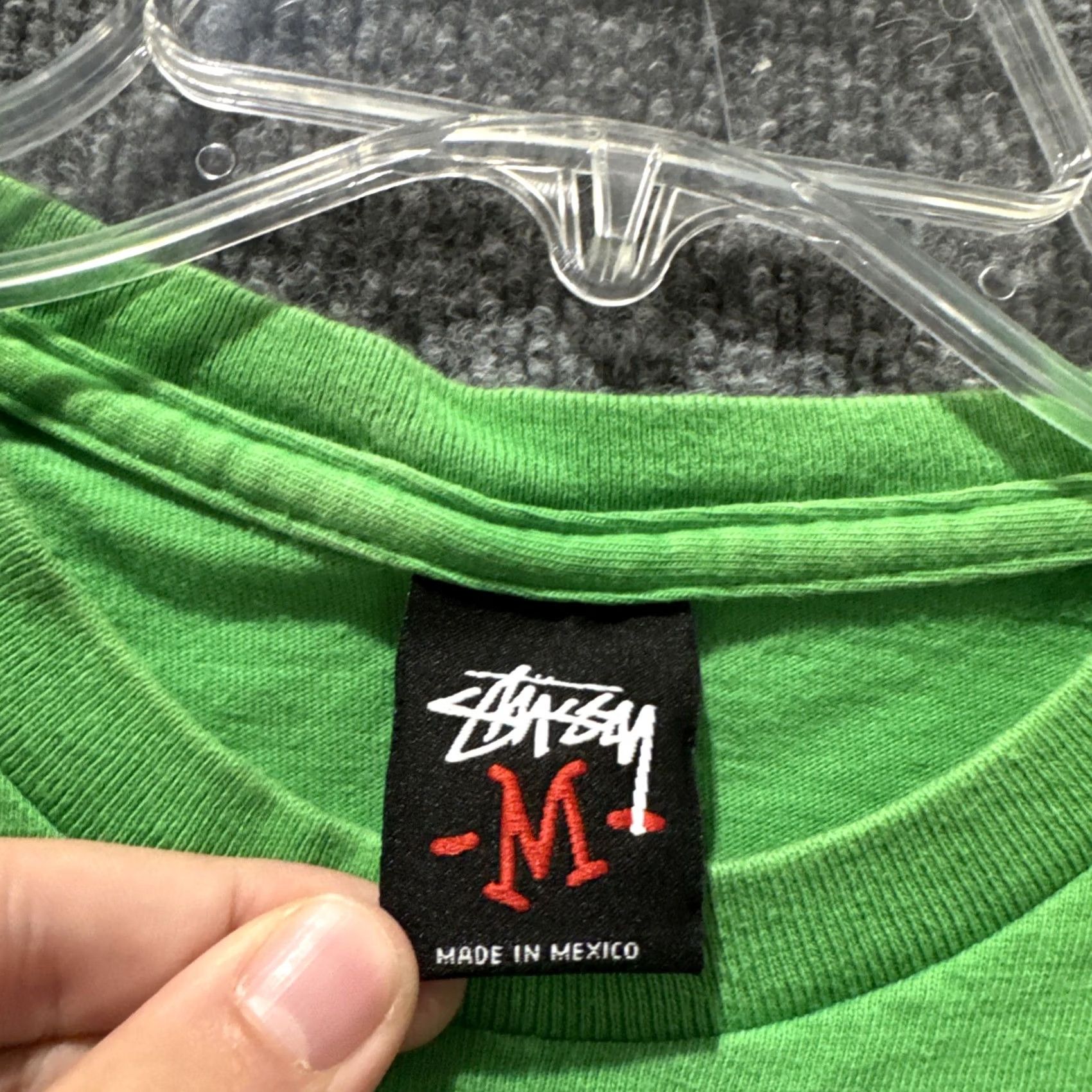Vintage VINTAGE Stussy NY.L.T.La. Green Crown Short Sleeve Graphic T-Shirt Men’s M Mens T-Shirt Green 00’s Crown Graphic Size US M / EU 48-50 / 2 - 4 Thumbnail