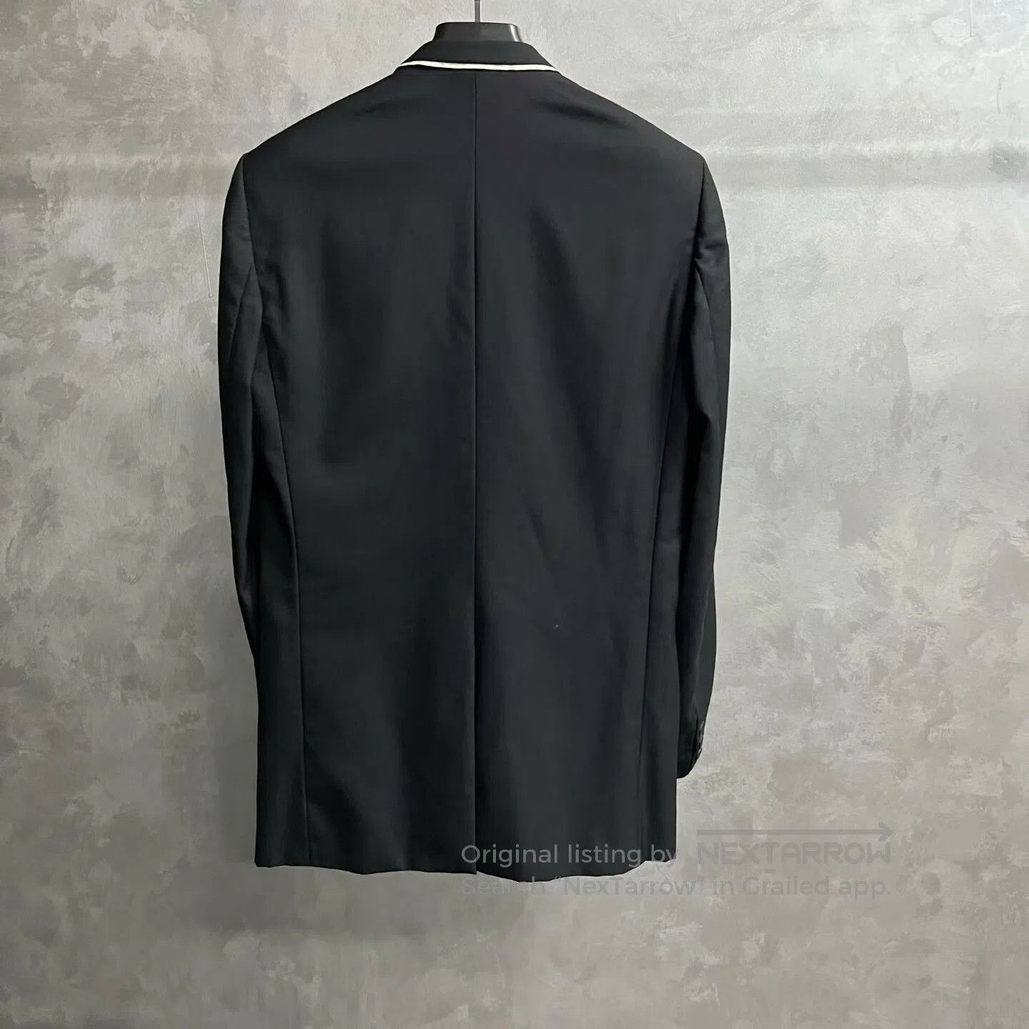 Dior Dior Solid-color blazer with large V-neck| Size 46R - 5 Thumbnail