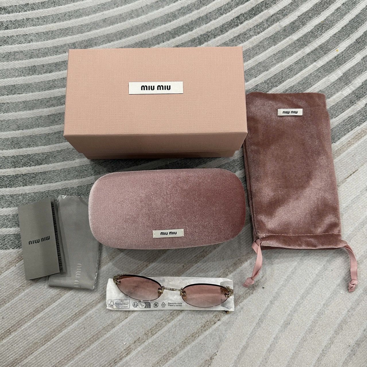 Miu Miu MIU MIU 0MU A54S ZVN70O SUNGLASSES | Grailed