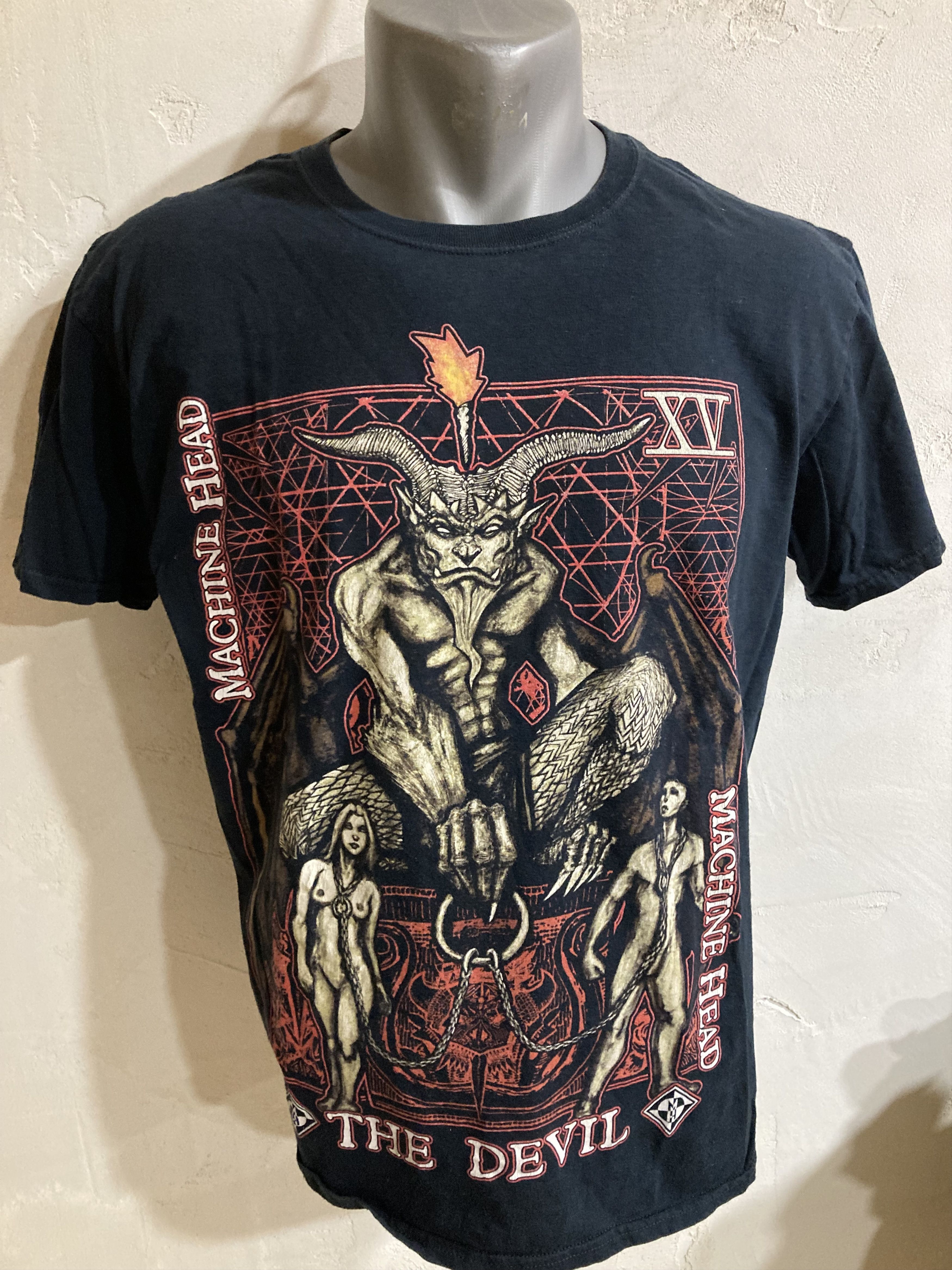 Band Tees Vintage Machine Head XV Devil 2013 Metal Thrash Tee Size US L / EU 52-54 / 3 - 1 Thumbnail