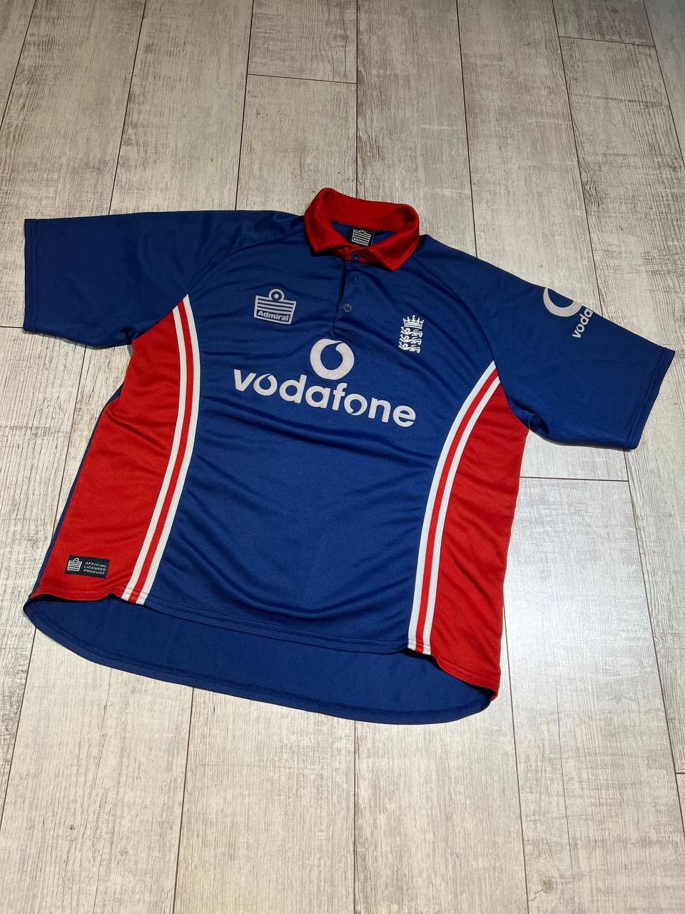 Maillot De Cricket Angleterre Vintage (domicile) - Saison 2000/04, Taille L, Signé James Anderson - Occasion, édition Collector