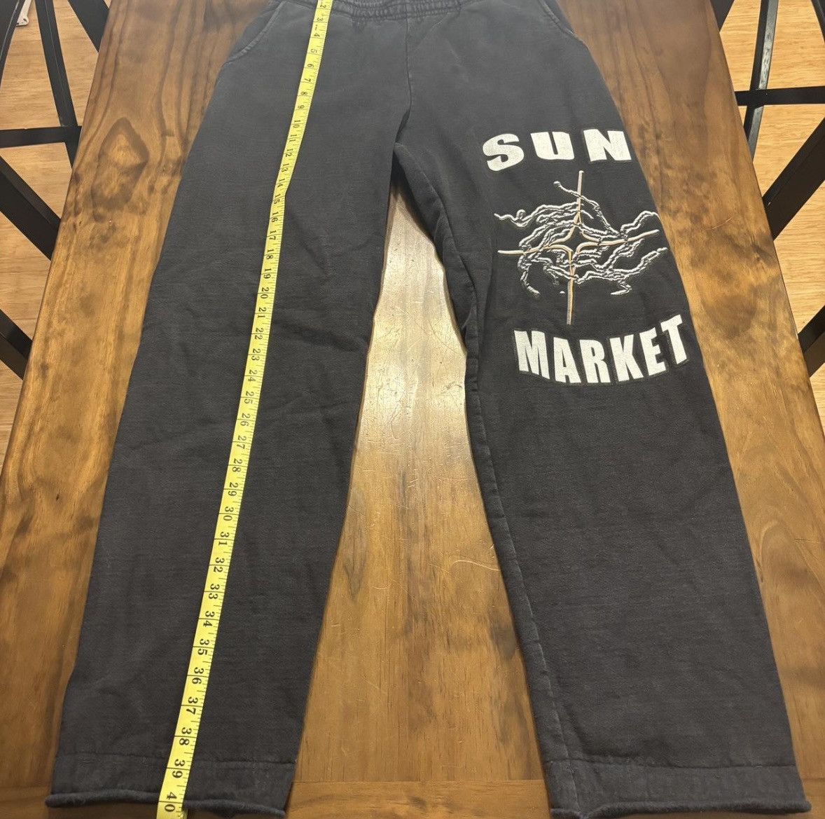 Other Sun Market black sweatpants 🌞 Size US 30 / EU 46 - 3 Thumbnail