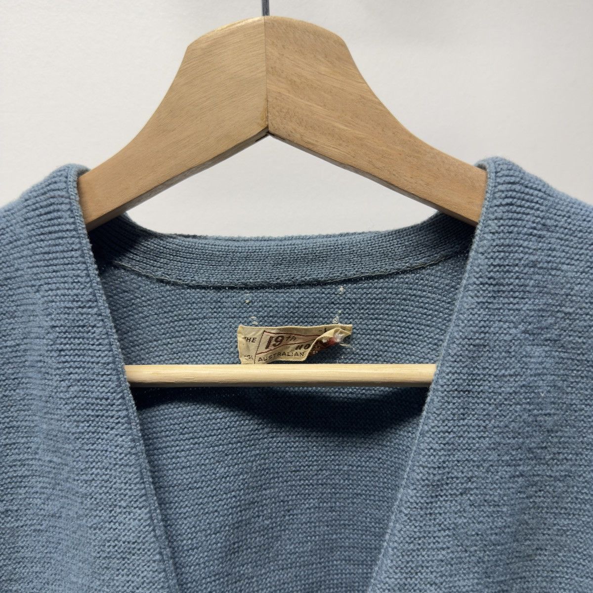 Vintage 50s 60s Wool Knit Cardigan Sweater ERD Grunge Chrome Size US S / EU 44-46 / 1 - 3 Thumbnail