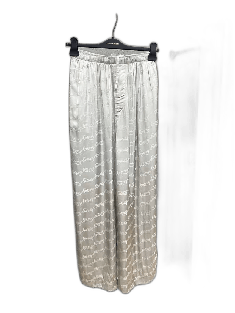 Balenciaga Balenciaga Silk Printed Casual Pants Size 34 Size US 34 / EU 50 - 1 Thumbnail