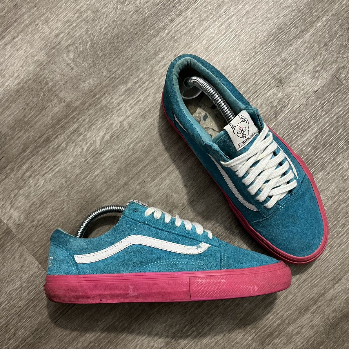 Vans Golf Wang Vans Syndicate Old Skool Pro Low Blue Pink Gum Grailed