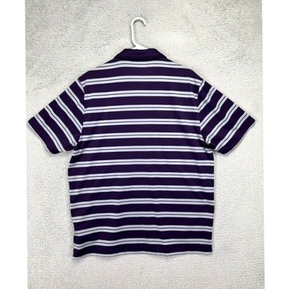 Under Armour Under Armour Shirt Mens XL HeatGear Purple Regimental Striped Golf Polo Rugby Polo Shirt Mens XL Purple Striped HeatGear Golf Polo Rugby Size US XL / EU 56 / 4 - 2 Thumbnail
