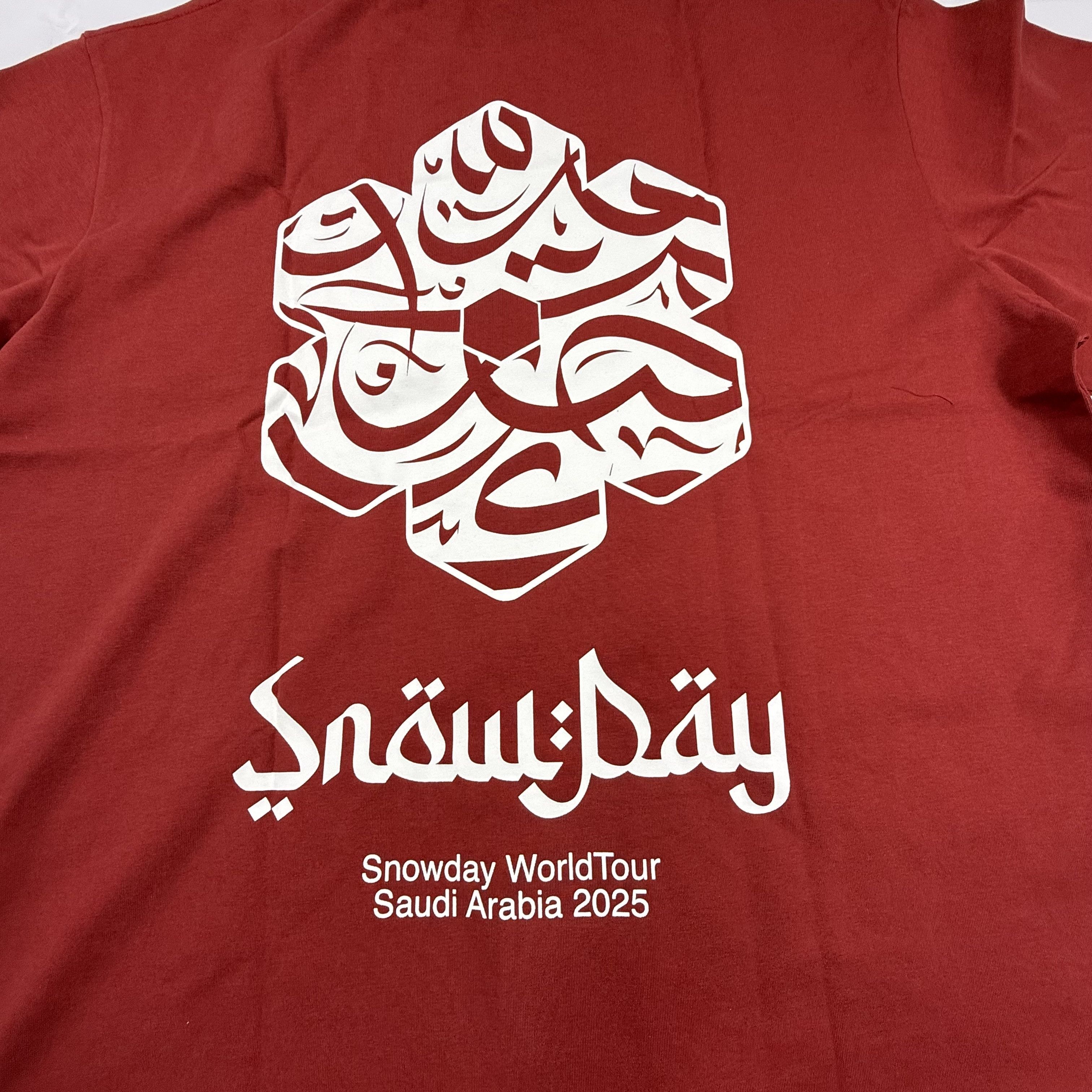 Snowday Snowday World Tour Saudi Arabia 2025 Graphic T-Shirt Size US XL / EU 56 / 4 - 8 Thumbnail