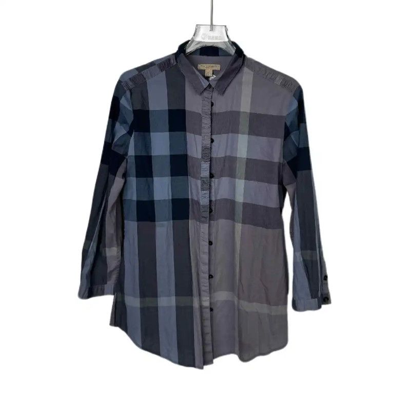 Burberry Burberry Women's Dark Blue Cotton Shirt Size S / US 4 / IT 40 - 1 Thumbnail