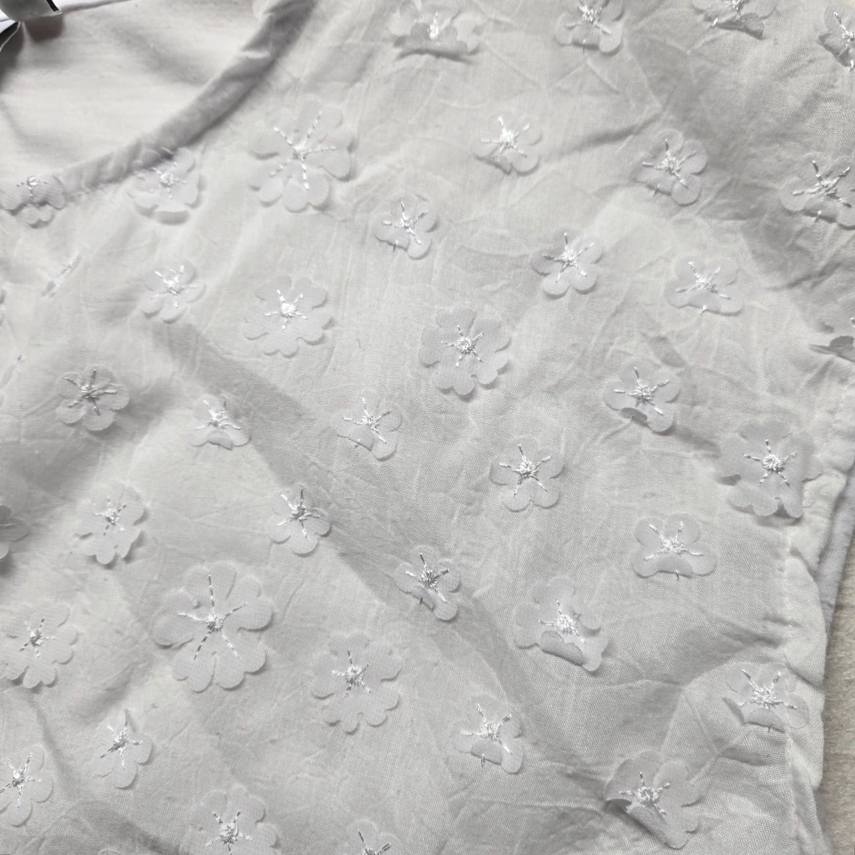 Vintage VINTAGE Kim Rogers Women's Blouse Sleeveless PXL White Floral All Seasons Lightweight Shirt Size XL / US 12-14 / IT 48-50 - 3 Thumbnail