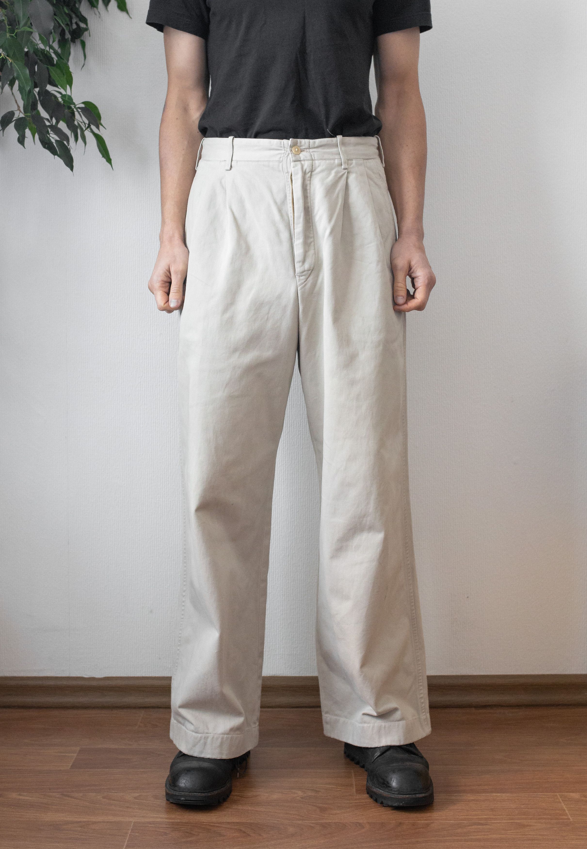 Yohji Yamamoto 1998AW wide cotton pants Size US 32 / EU 48 - 1 Thumbnail
