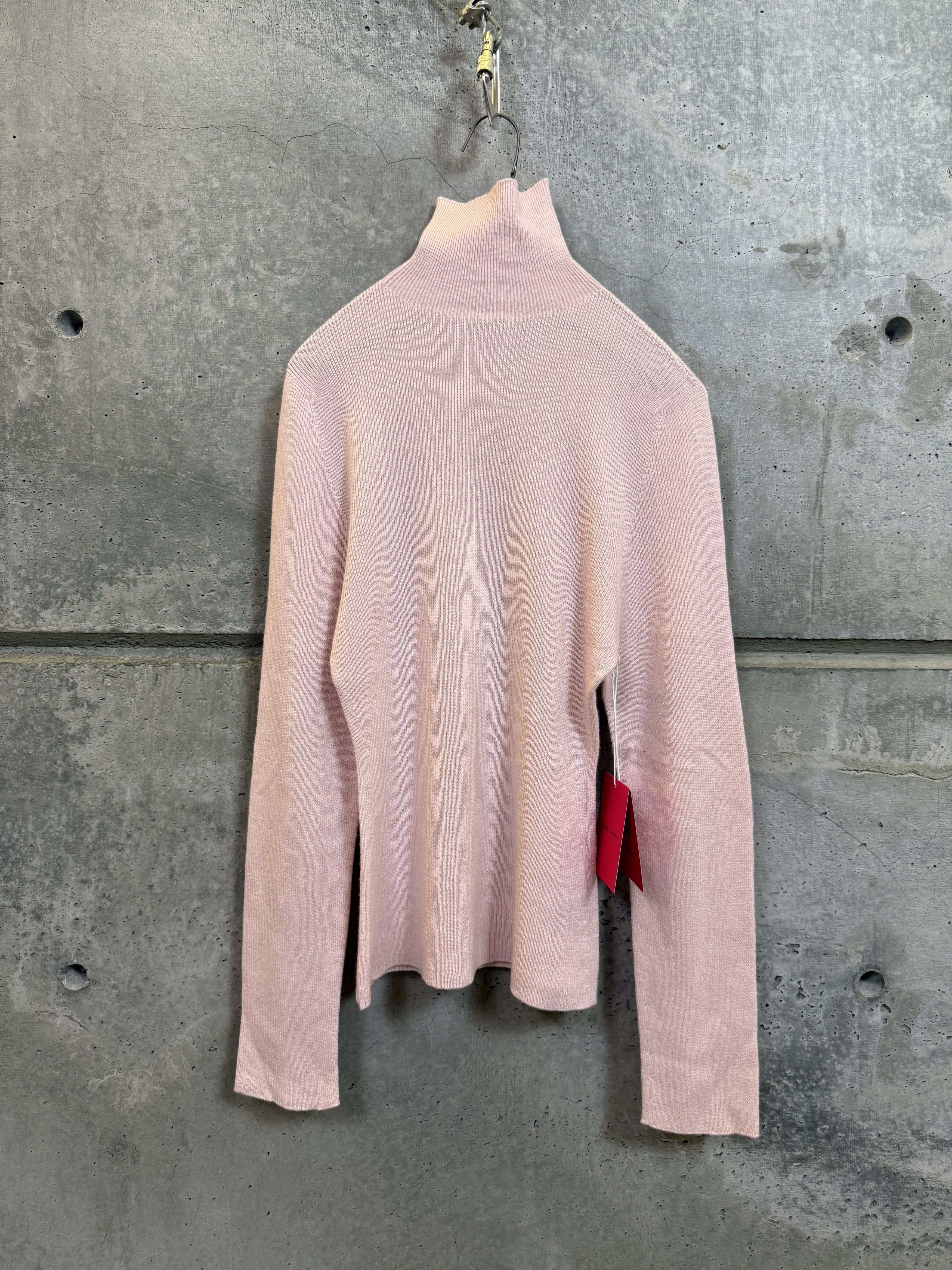 The Elder Statesman $650 The Elder Statesman Delicash Baby Pink Turtleneck Size M / US 6-8 / IT 42-44 - 5 Thumbnail