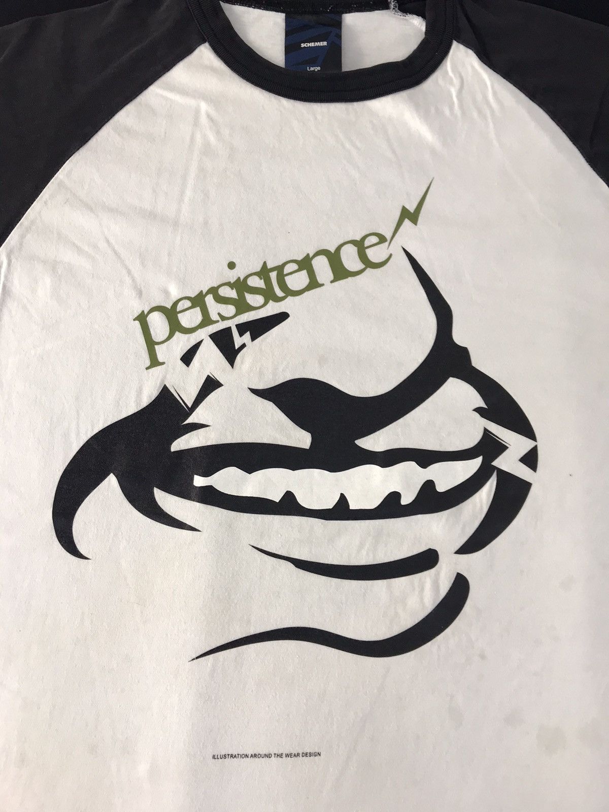 Japanese Brand Schemer Persistence Raglan Big Mouth Printed Tee Size US M / EU 48-50 / 2 - 5 Thumbnail
