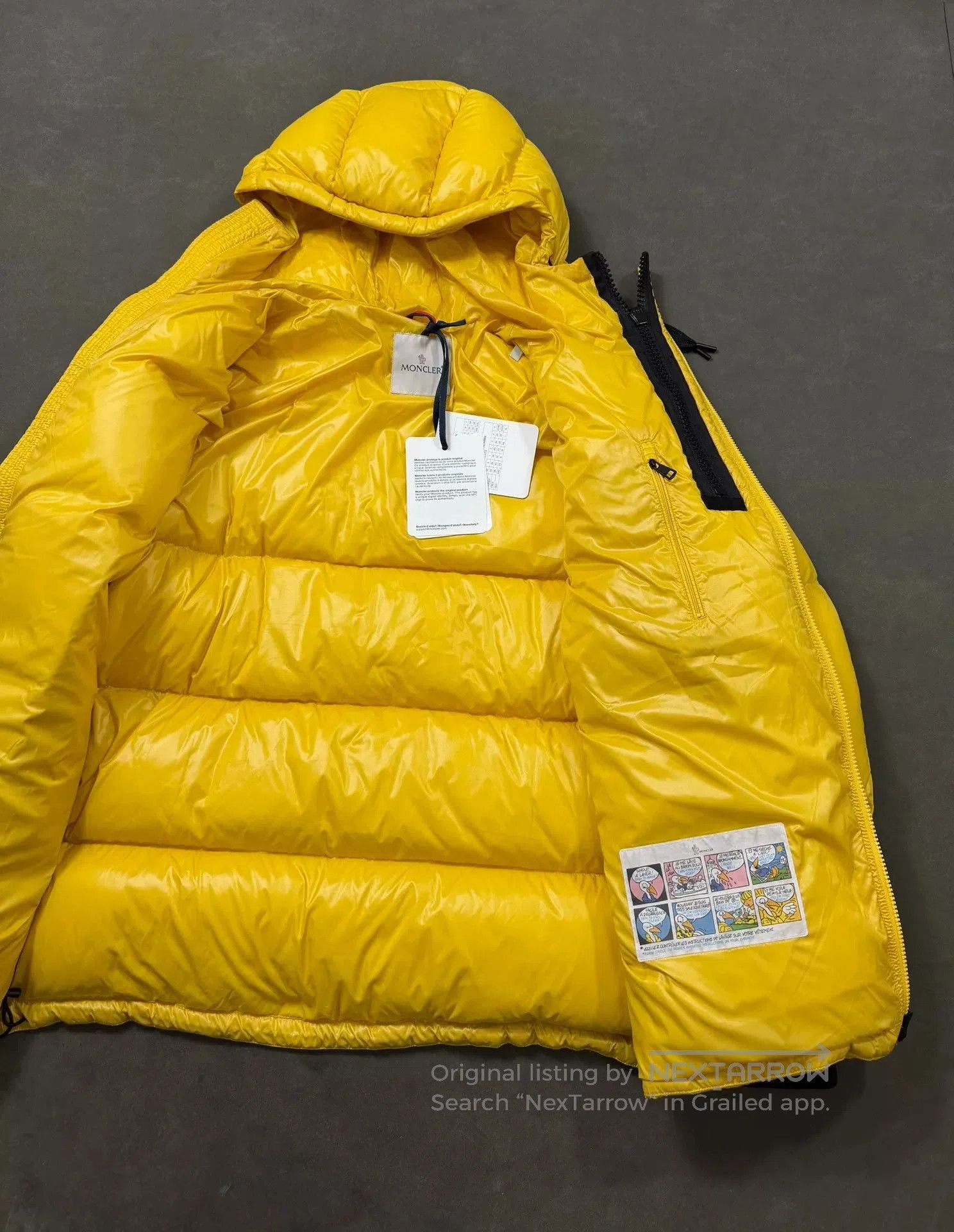 Moncler Moncler Guitry Asymmetric Hooded Down Jacket. Size US XL / EU 56 / 4 - 6 Thumbnail