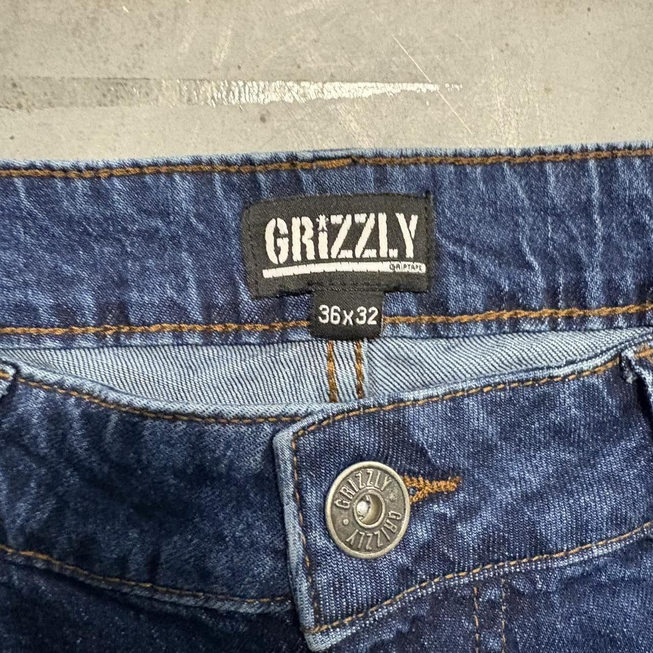 Vintage Crazy Vintage Y2K/2000s Baggy Wideleg Dark Blue Wash Streetwear Denim Jeans! Size US 36 / EU 52 - 8 Thumbnail