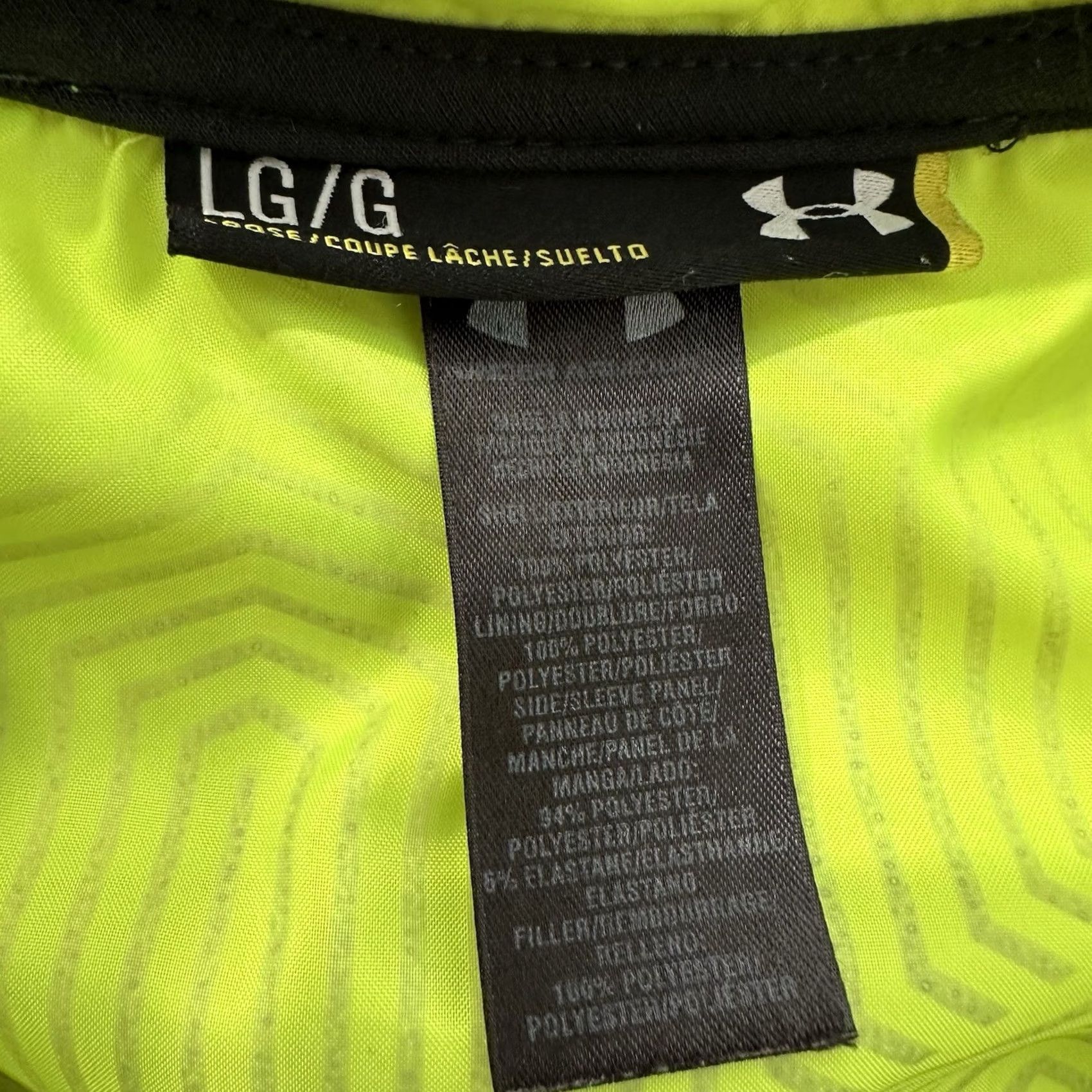 Under Armour VINTAGE Under Armour Vest Mens L UA Storm Hybrid Puffer Primaloft Black Volt Size US L / EU 52-54 / 3 - 3 Thumbnail