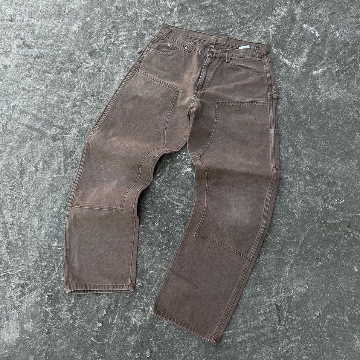 Other 34x34 Rare Crazy Vintage Faded Mocha Dickies Double Knee Size US 34 / EU 50 - 1 Thumbnail