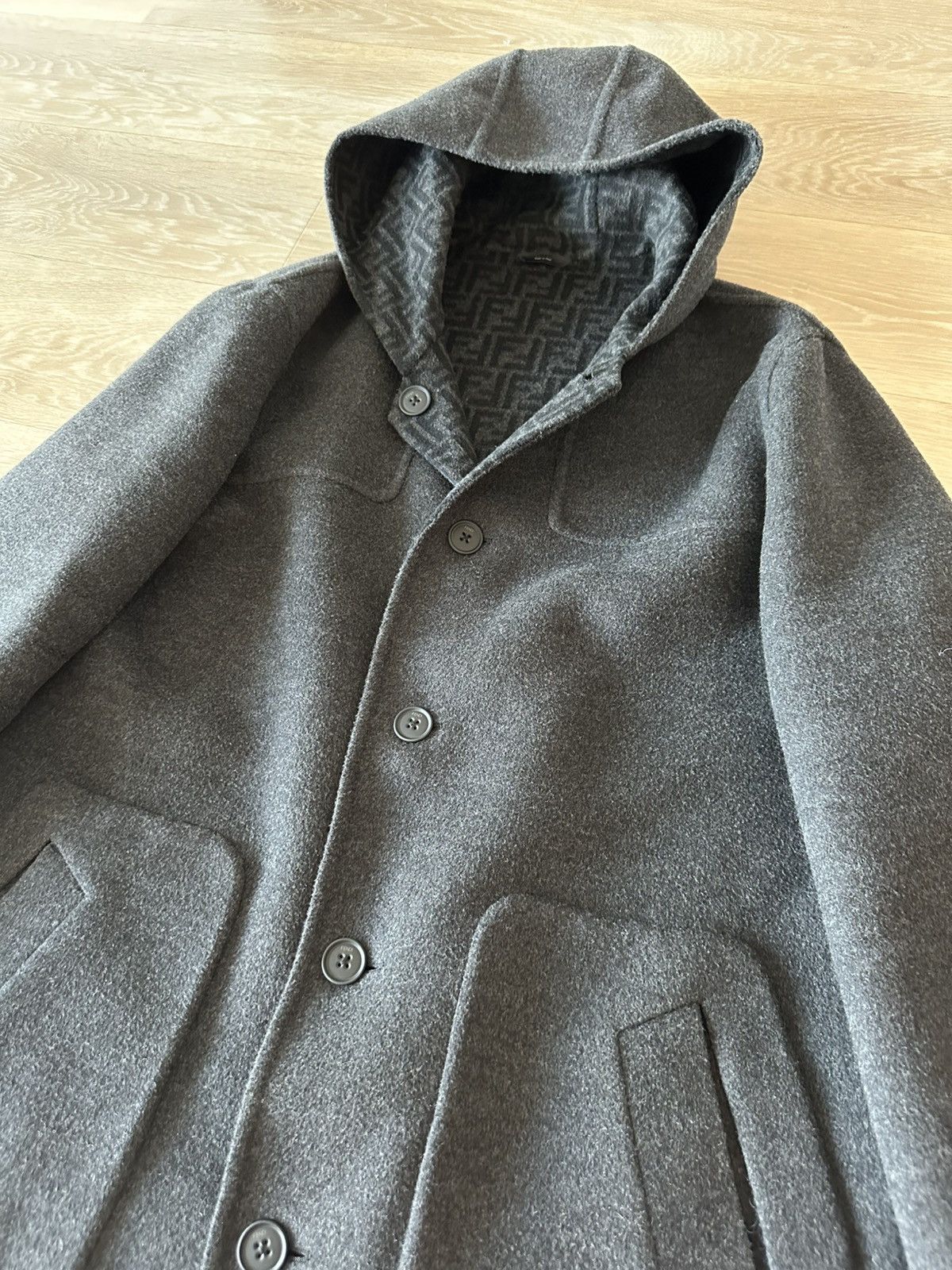Fendi Fendi Cashmere reversible overcoat Size US L / EU 52-54 / 3 - 2 Thumbnail