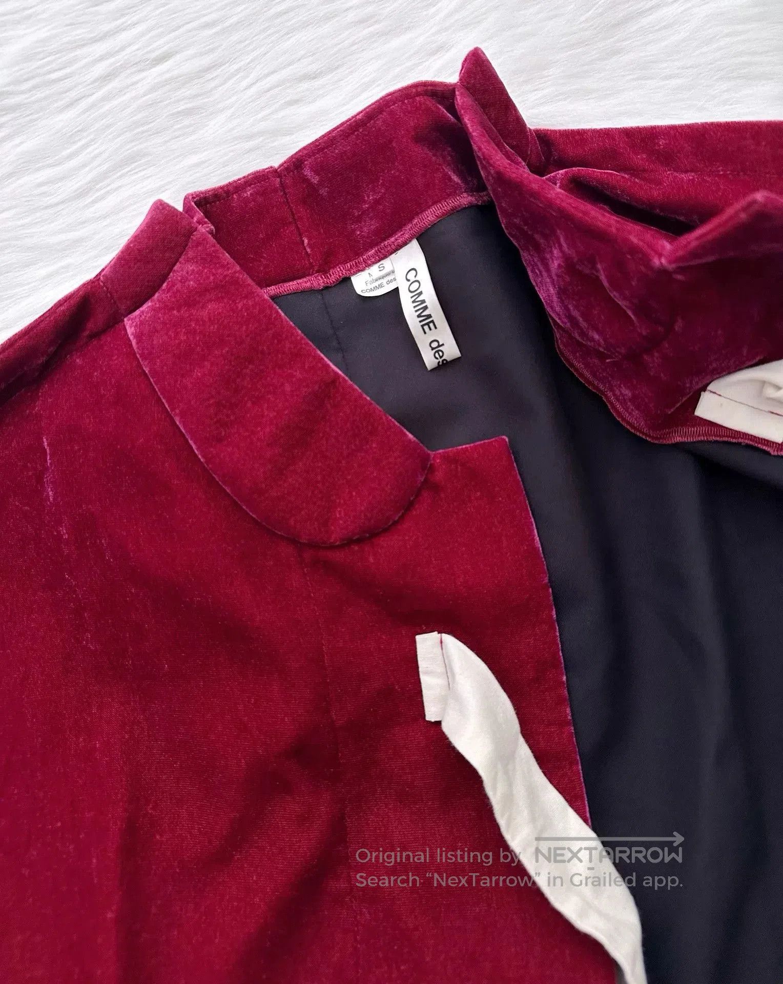 Comme des Garcons Comme des Garcons 2012 Purple Cape Coat. Size US S / EU 44-46 / 1 - 7 Thumbnail