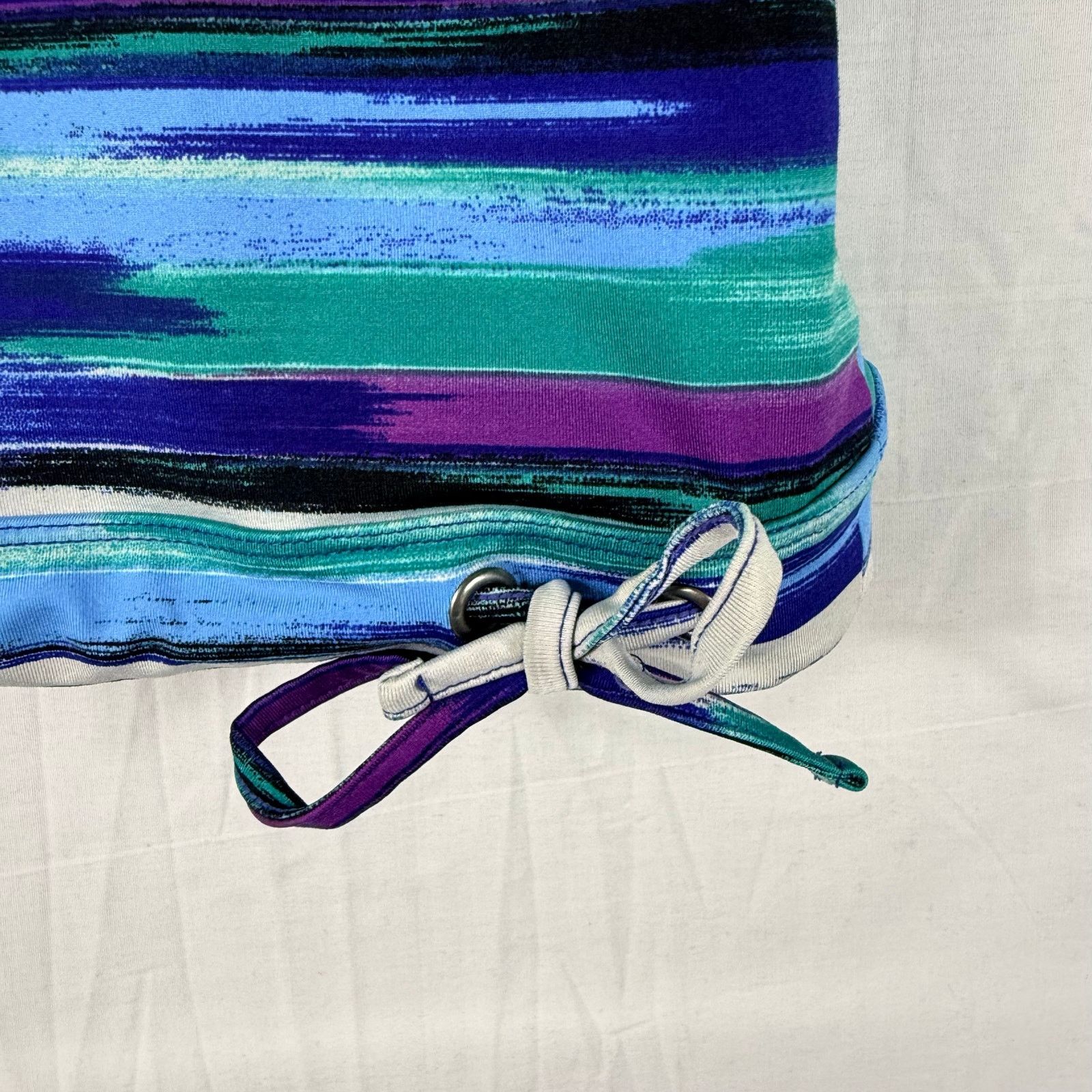 Athleta Athleta Tinker Tank S Blue/Green Print Built in Bra 581409 Size S / US 4 / IT 40 - 4 Thumbnail