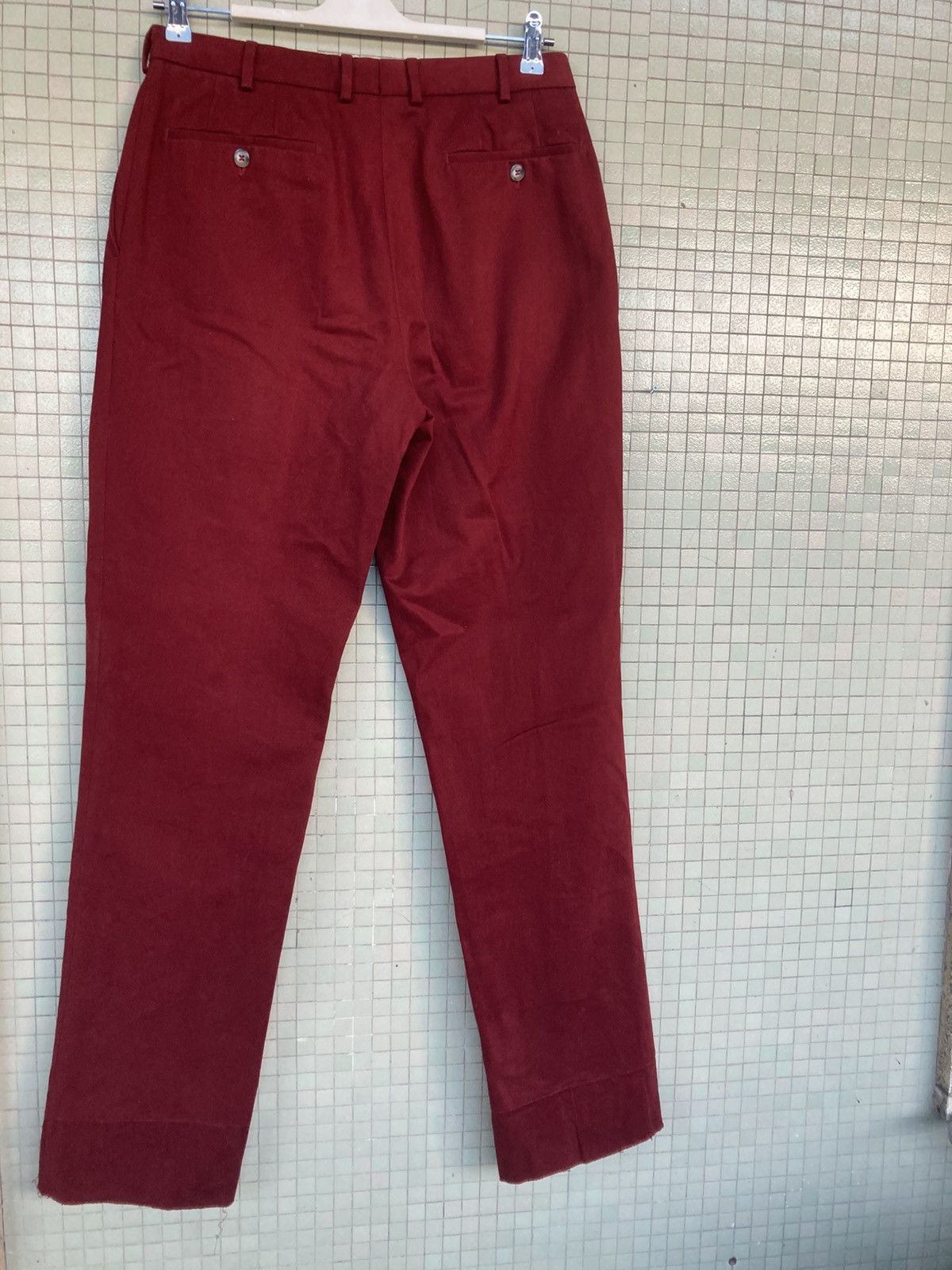 Burberry Burgundy Burberry London chino pants Size US 33 - 5 Thumbnail