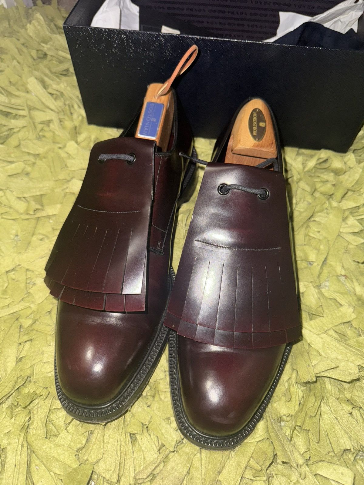 Prada prada calzature uomo spazzolato fringe detail Size US 11 / EU 44 - 3 Thumbnail