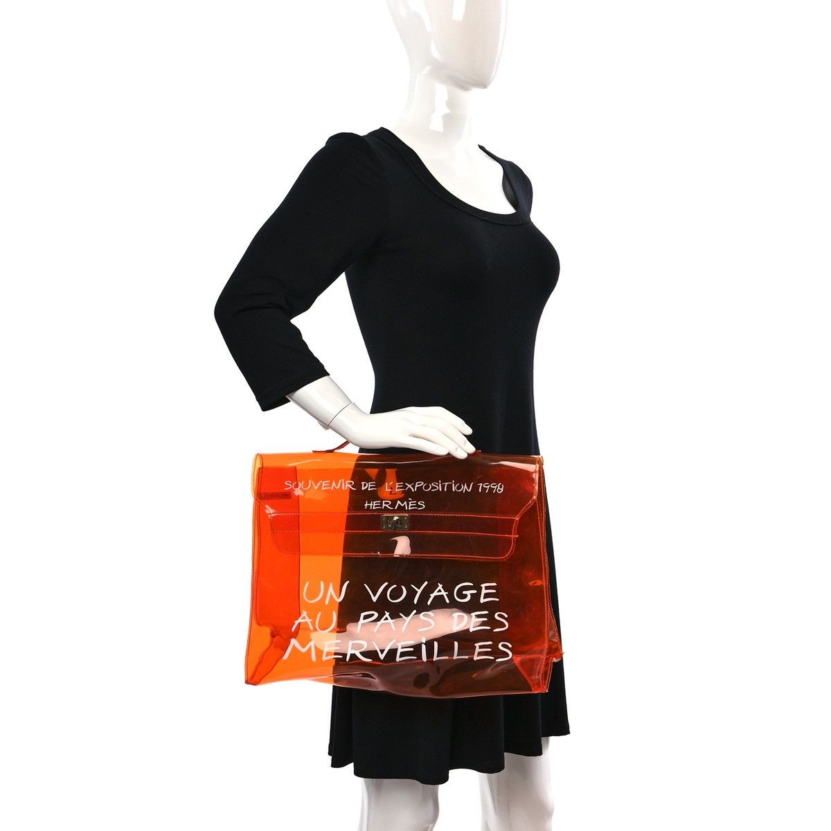 Hermes Hermes Kelly Souvenir De L'Exposition 1998 Vinyl Bag Size ONE SIZE - 1 Thumbnail