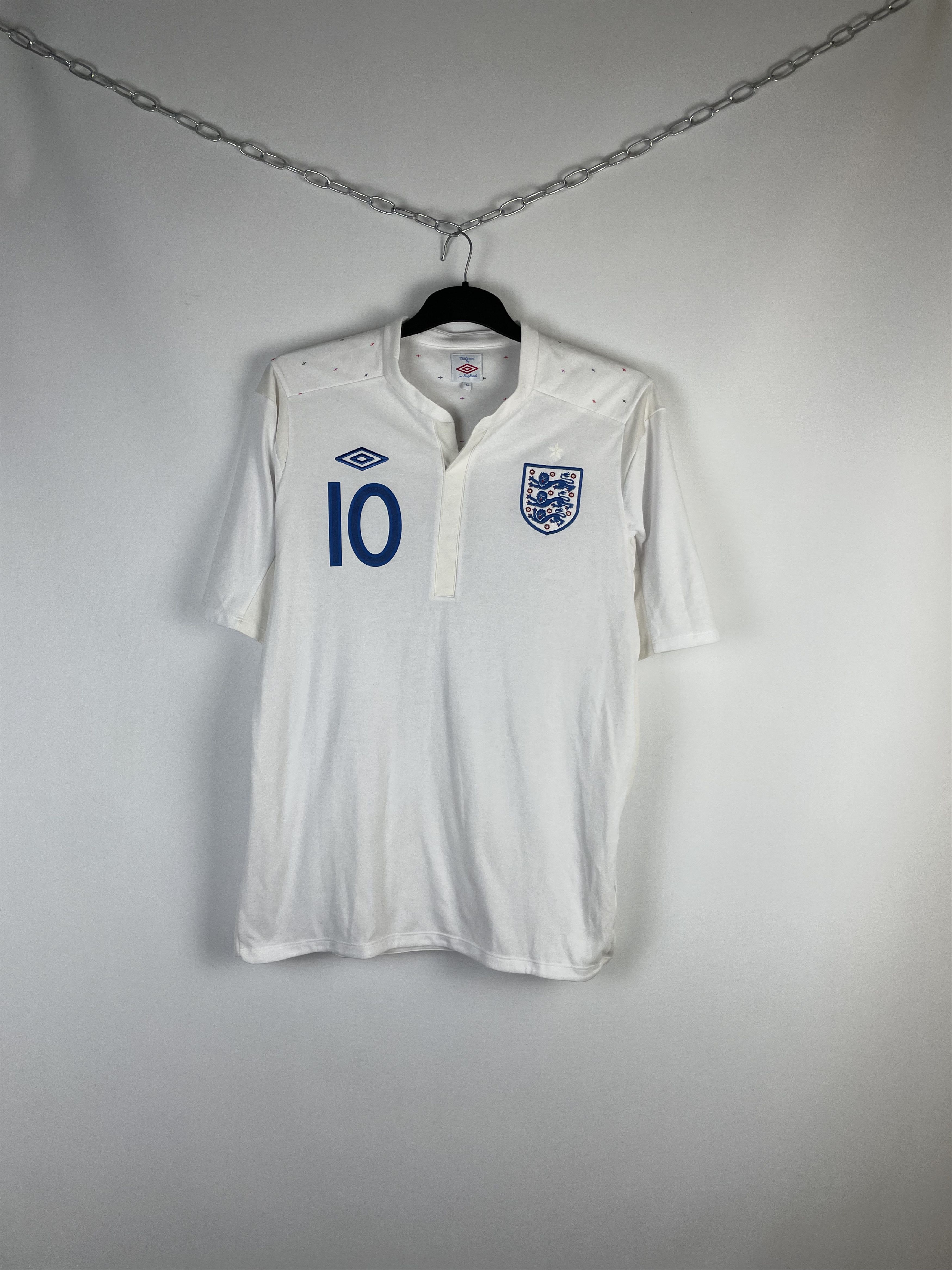 Umbro Vintage Umbro England Jersey Size US L / EU 52-54 / 3 - 1 Thumbnail