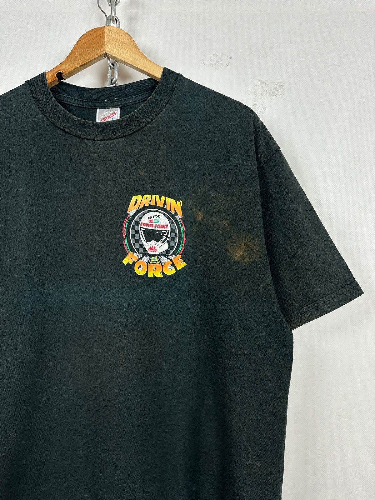 NASCAR Vintage NASCAR John Force Ford Castrol GTX NHRA T-Shirt Size US XL / EU 56 / 4 - 14 Thumbnail