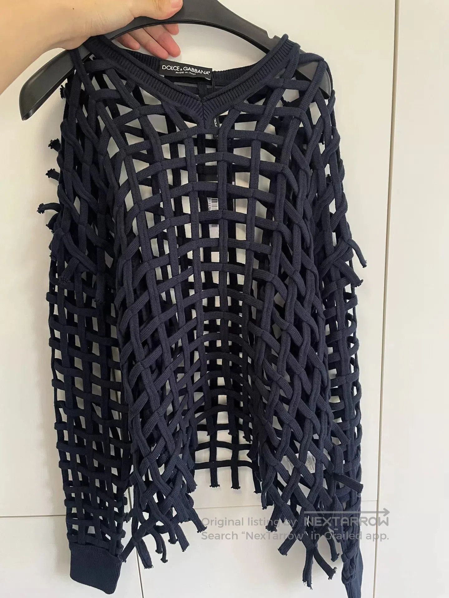 Dolce & Gabbana Dolce & Gabbana Fishnet Sweater. Size S / US 4 / IT 40 - 8 Thumbnail