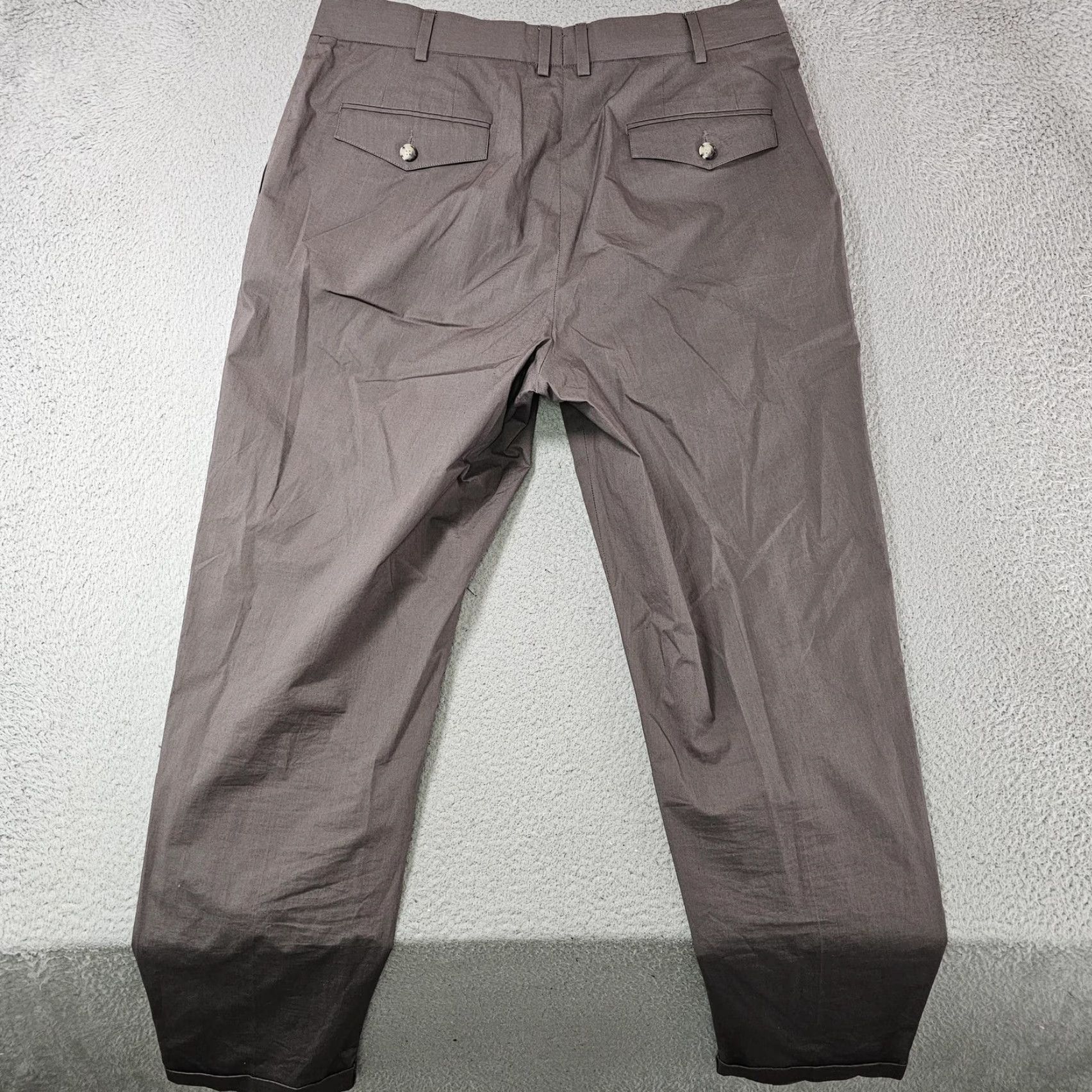 Suitsupply Suitsupply Blake Chino Pants Mens 34x29 Brown Cotton Flat Front Tapered Dress Casual Pants Size US 34 / EU 50 - 6 Thumbnail