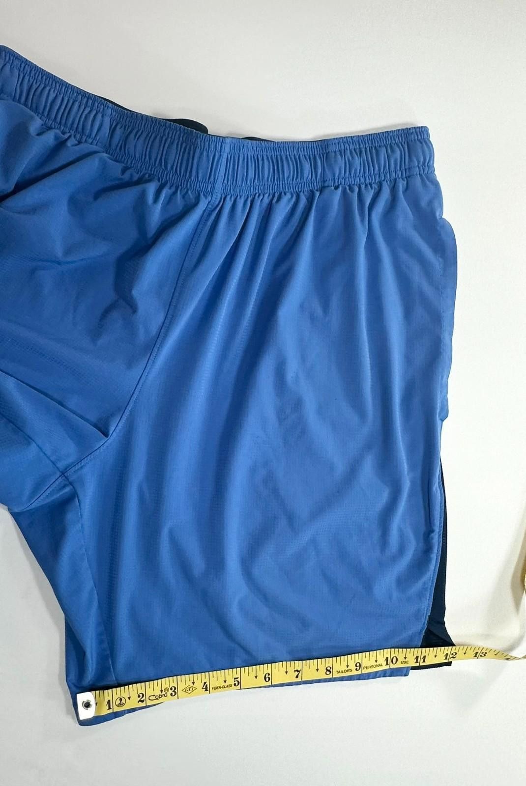 Under Armour Under Armour Elastic Drawstring Athletic Shorts Blue Mens L Size US 34 / EU 50 - 6 Thumbnail
