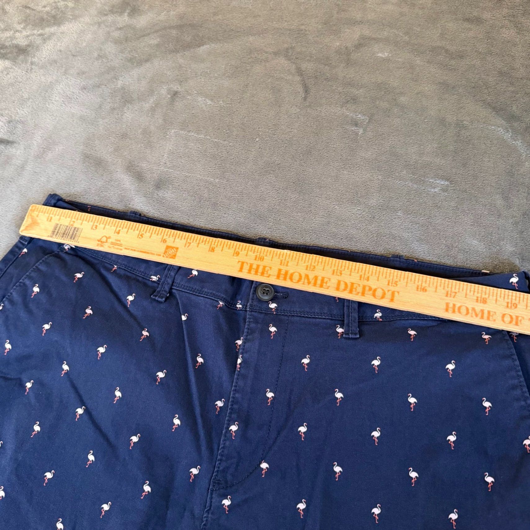 Express Express Chino Shorts Geometric Blue Casual Summer Mens 38 Set of 3 Size US 38 / EU 54 - 7 Thumbnail
