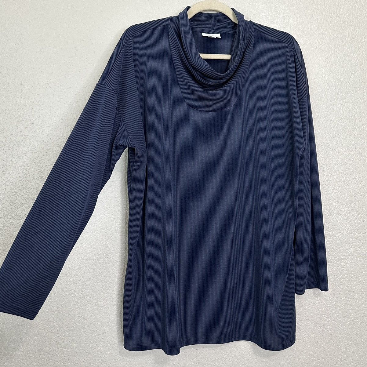 Other J. Jill Purejill Tencel Blend Cowl Neck Textured Tunic Top Size L / US 10 / IT 46 - 2 Thumbnail