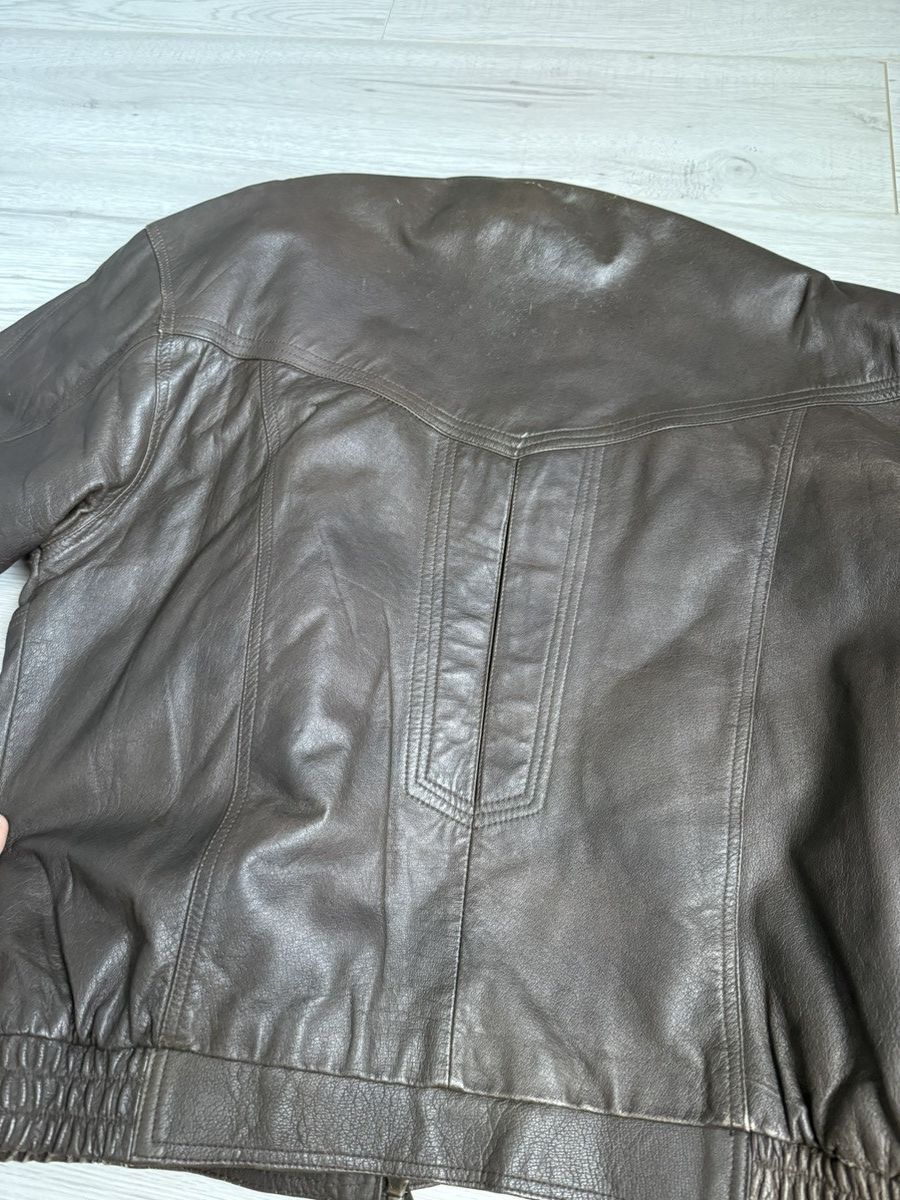 Genuine Leather Vintage Leather Bomber military flight jacket 90’s Size US M / EU 48-50 / 2 - 8 Thumbnail