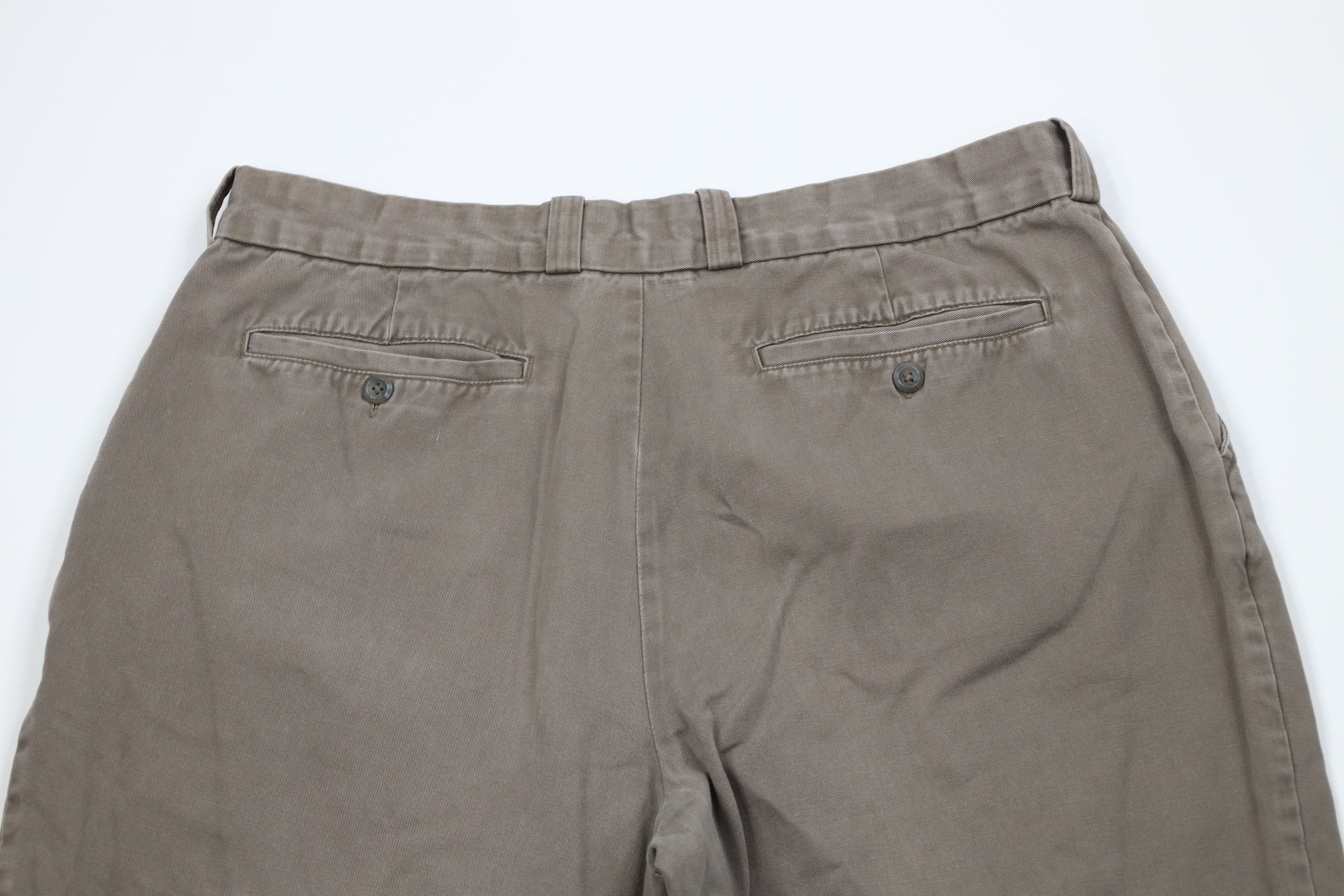 Vintage Vintage 90s Streetwear Wide Leg Chino Pants Light Brown Size US 36 / EU 52 - 11 Thumbnail