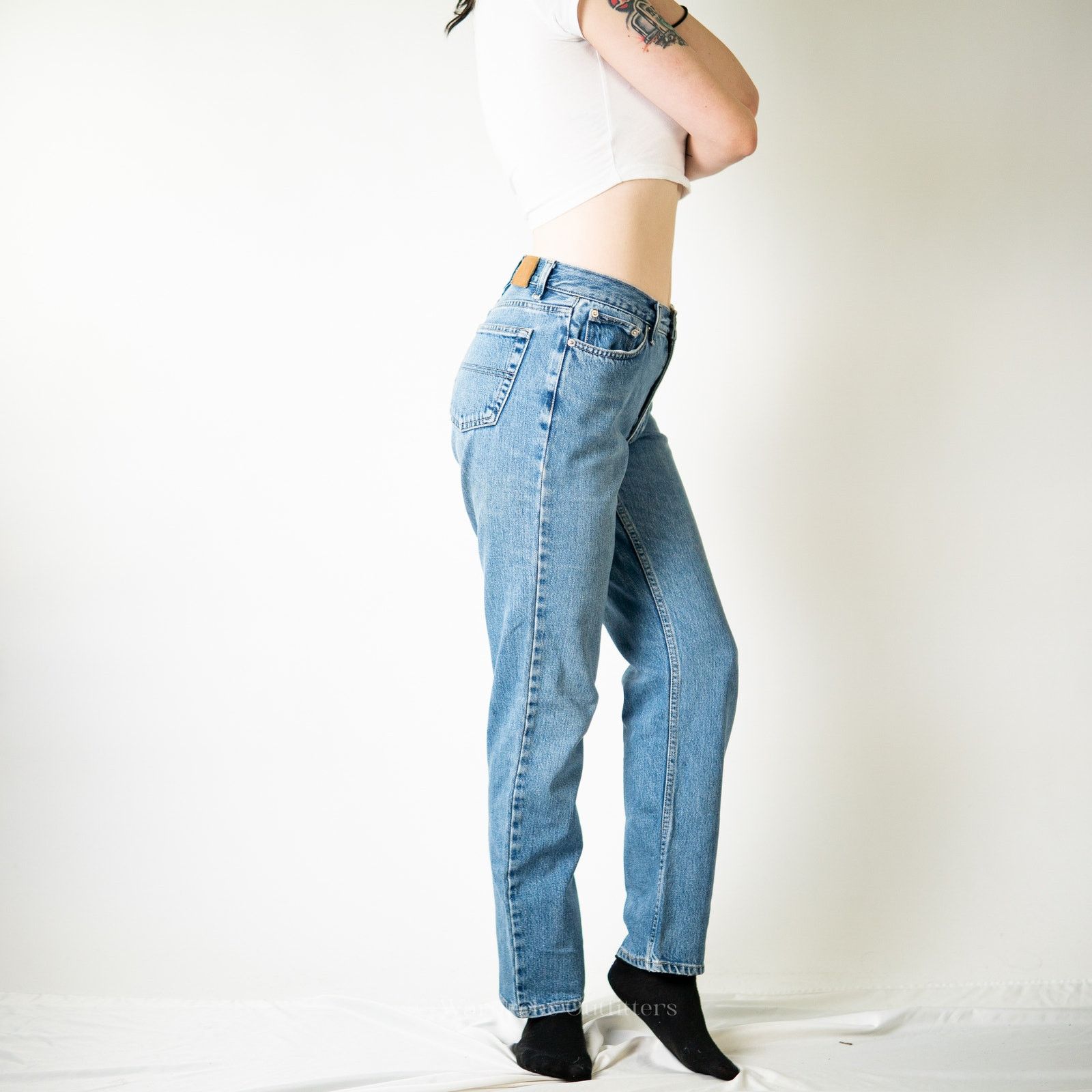 Tommy Hilfiger Vintage Y2K Tommy Hilfiger Stone Washed Mom Jeans - 30 Size 30" / US 8 / IT 44 - 4 Thumbnail