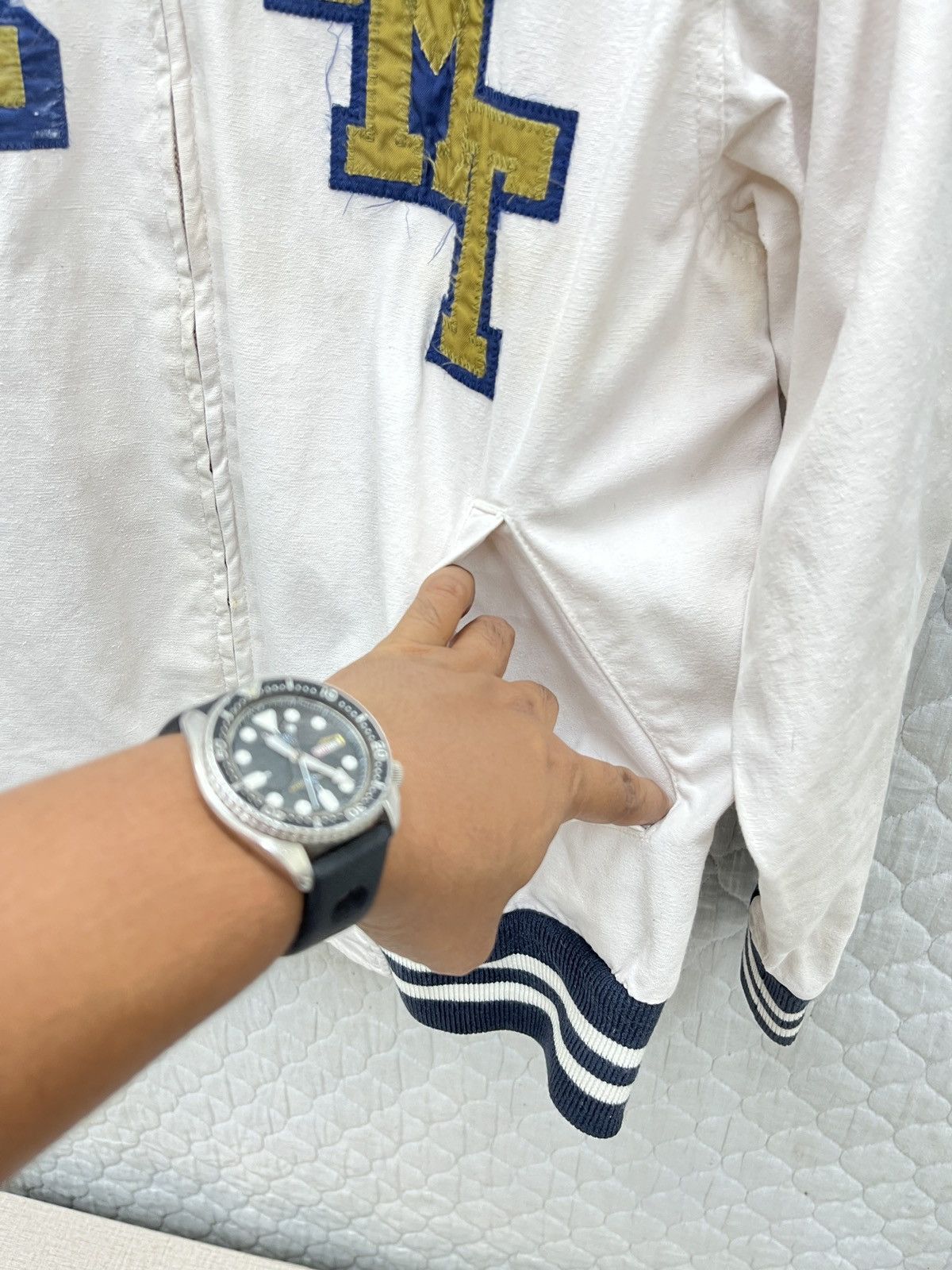 Vintage 🔥🔥🔥STEALS VTG PRO WEIGHT BASKETBALL BOMBER JACKET Size US S / EU 44-46 / 1 - 15 Thumbnail