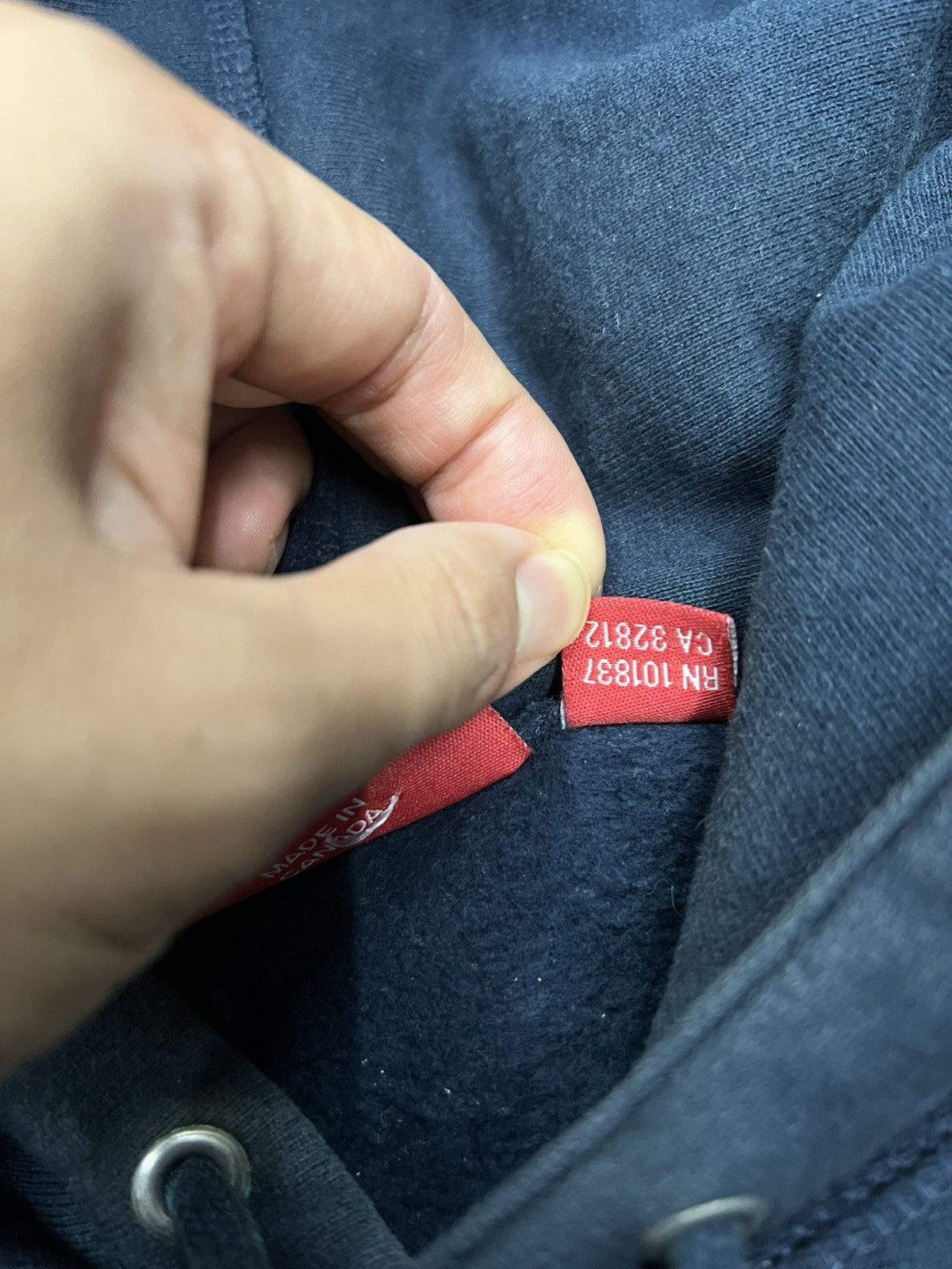 Supreme Supreme box logo hoodie navy red Size US M / EU 48-50 / 2 - 7 Thumbnail