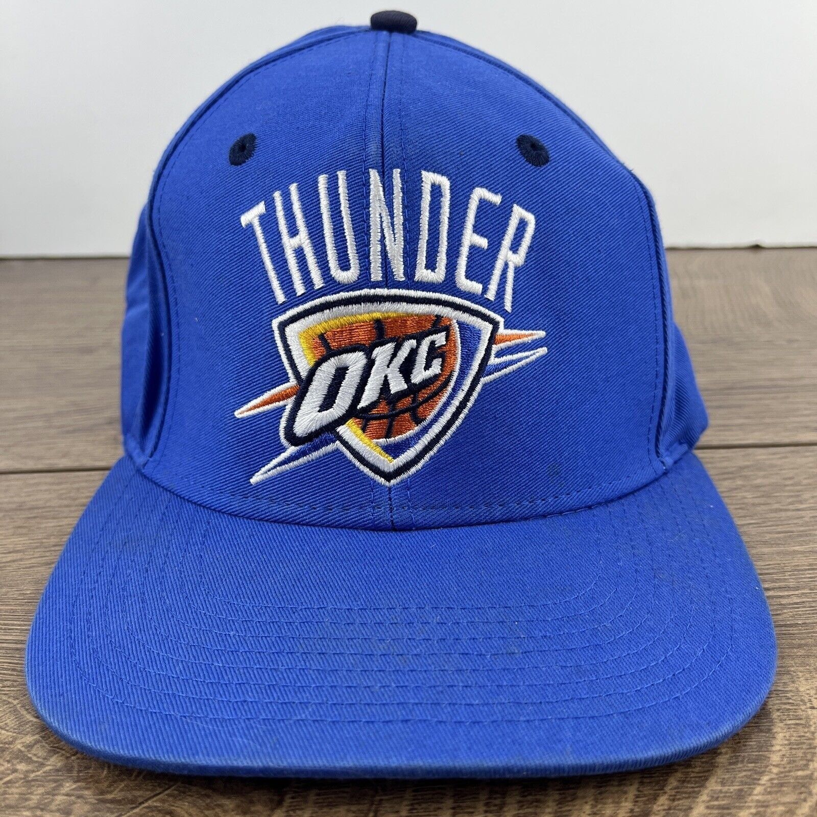Other Oklahoma City Thunder Hat Blue Snapback Blue Hat Adjustable Size ONE SIZE - 4 Thumbnail