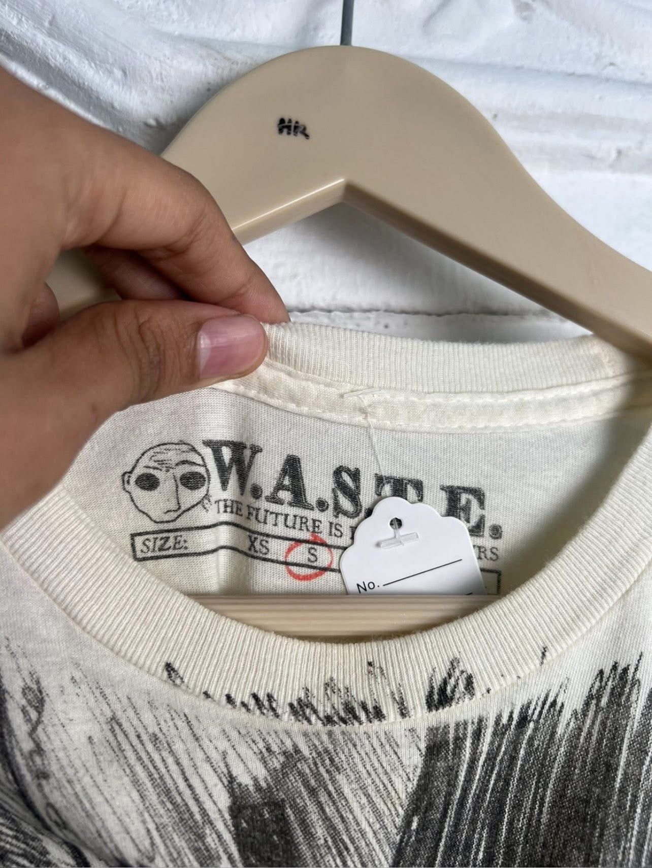 Band Tees Vintage Radiohead W.A.S.T.E Scribble Graphic Tee Size S Size US S / EU 44-46 / 1 - 6 Thumbnail