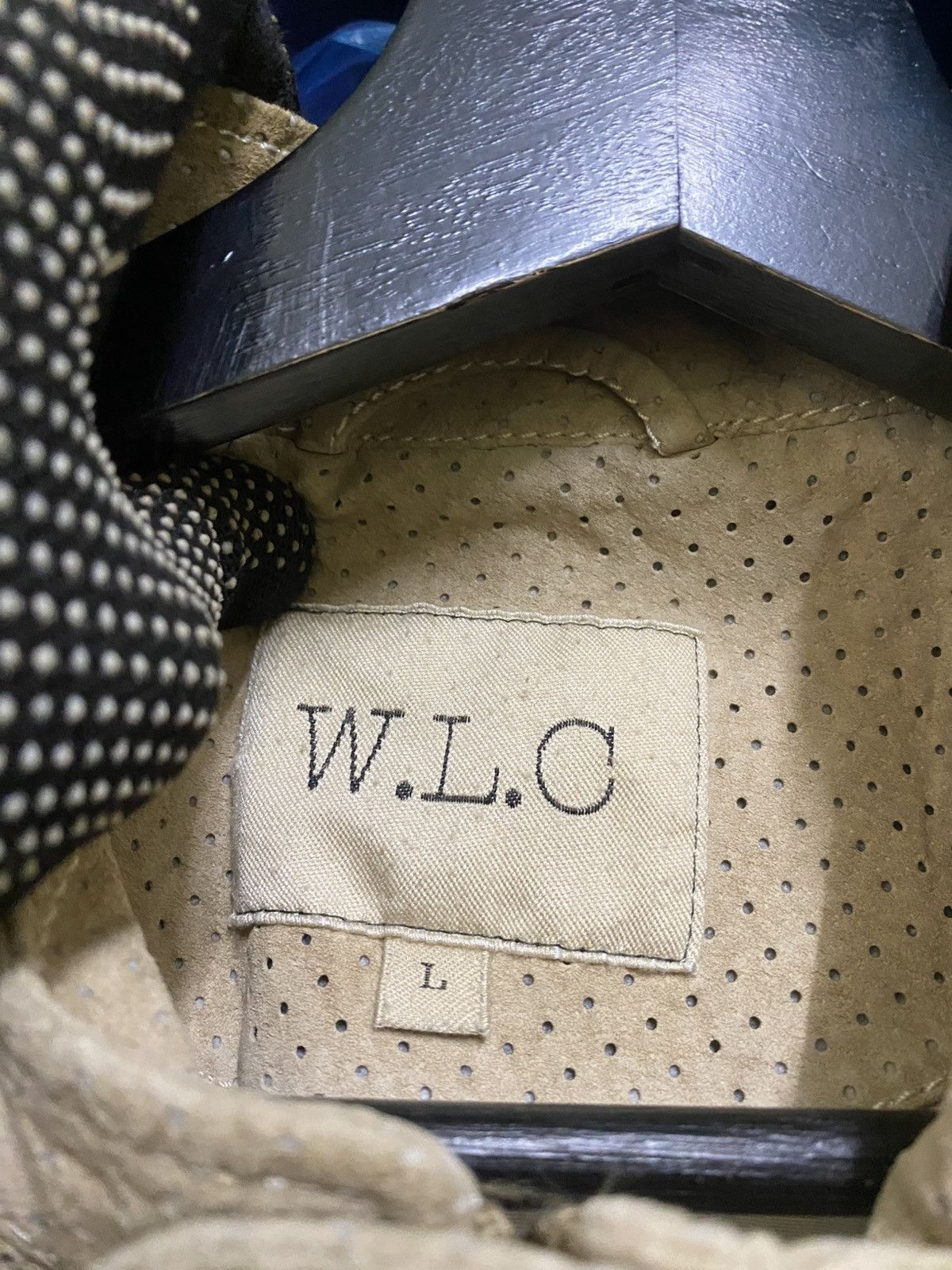 Japanese Brand Vintage W.L.C Beige Suede Perforated Utility Vest – Japanese Size US L / EU 52-54 / 3 - 10 Thumbnail