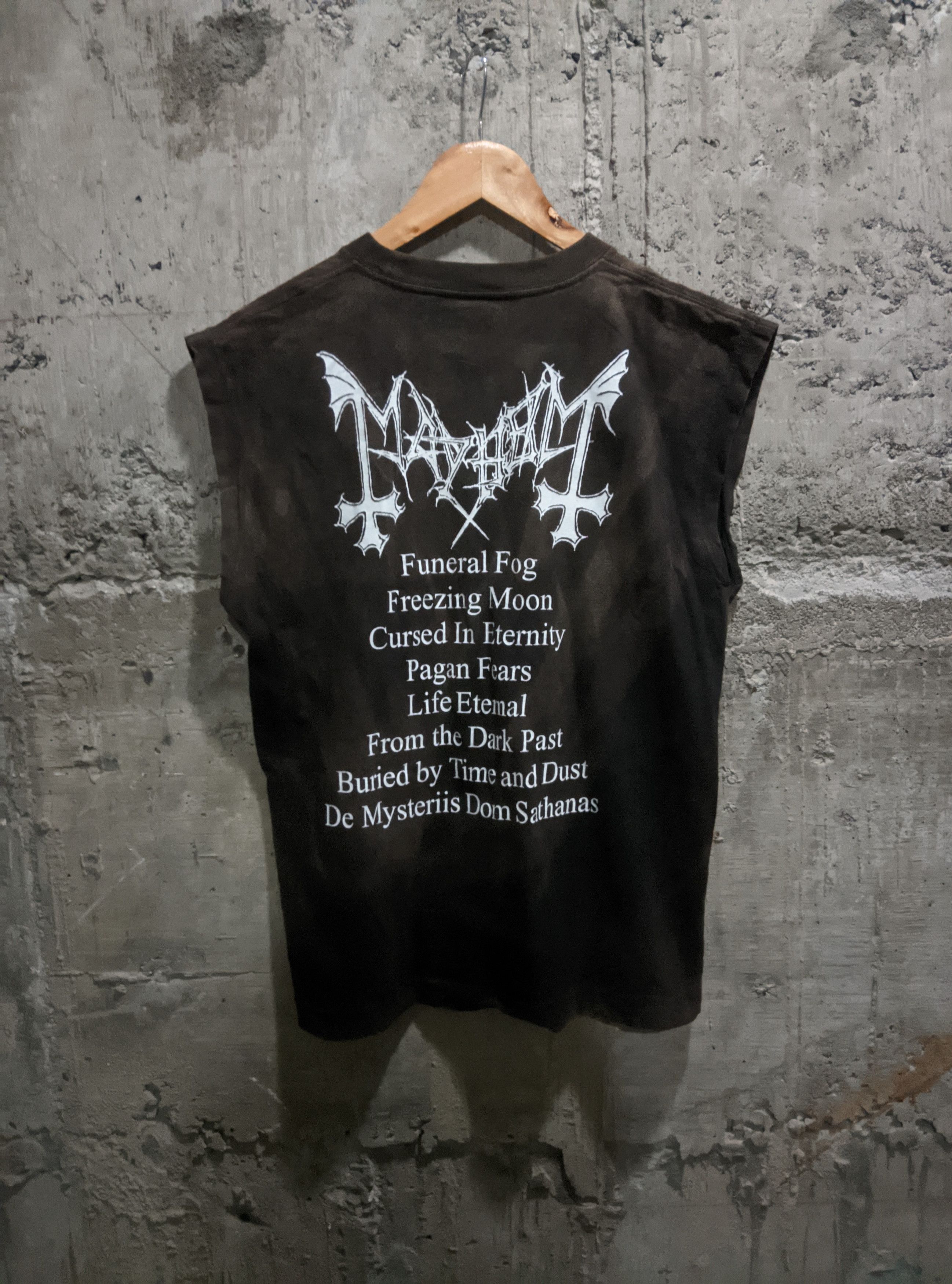 Band Tees Vintage mayhem black metal sun fade distressed Size US M / EU 48-50 / 2 - 2 Thumbnail