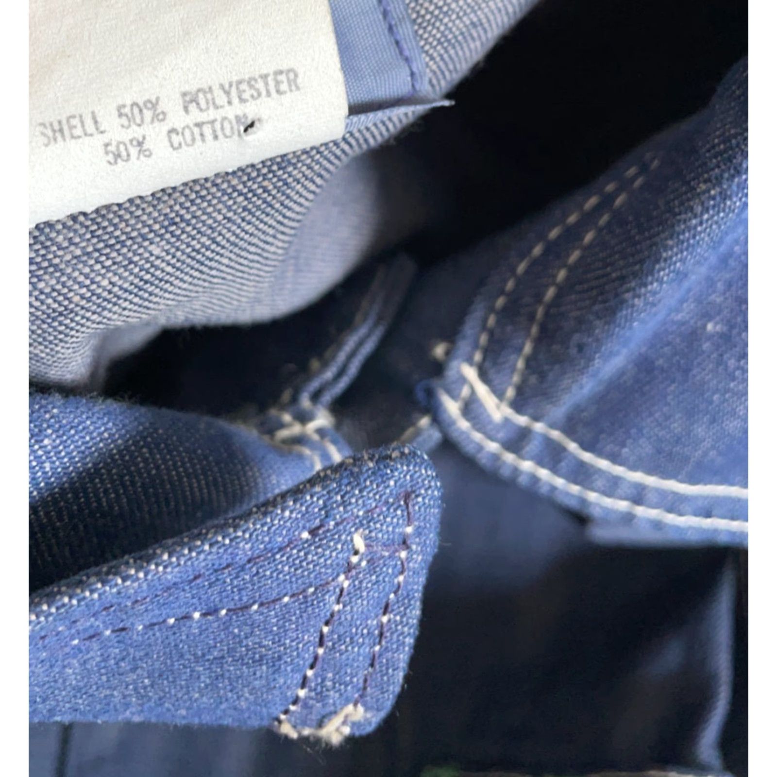 Vintage VINTAGE OshKosh B'gosh Denim Chore Jacket Men 42 Long Blue Union Made Unlined Jeans Jacket Hipster Retro Size US XS / EU 42 / 0 - 5 Thumbnail